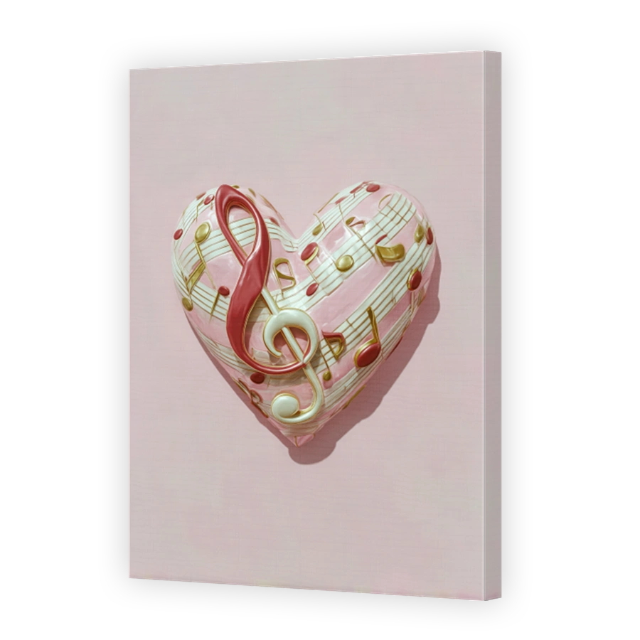 Heart of Music Art Print