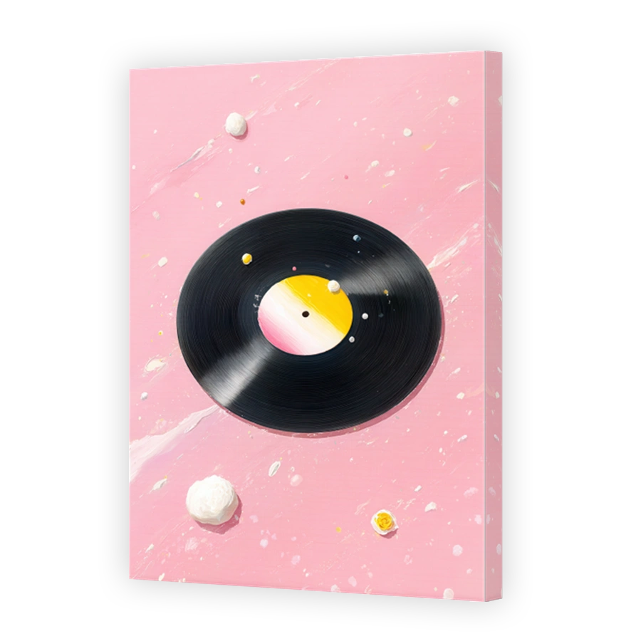 Retro Vinyl Record Art