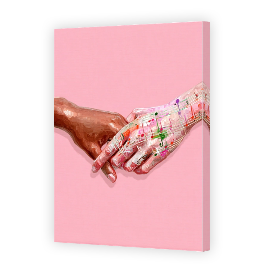 Artistic Hands Holding Together