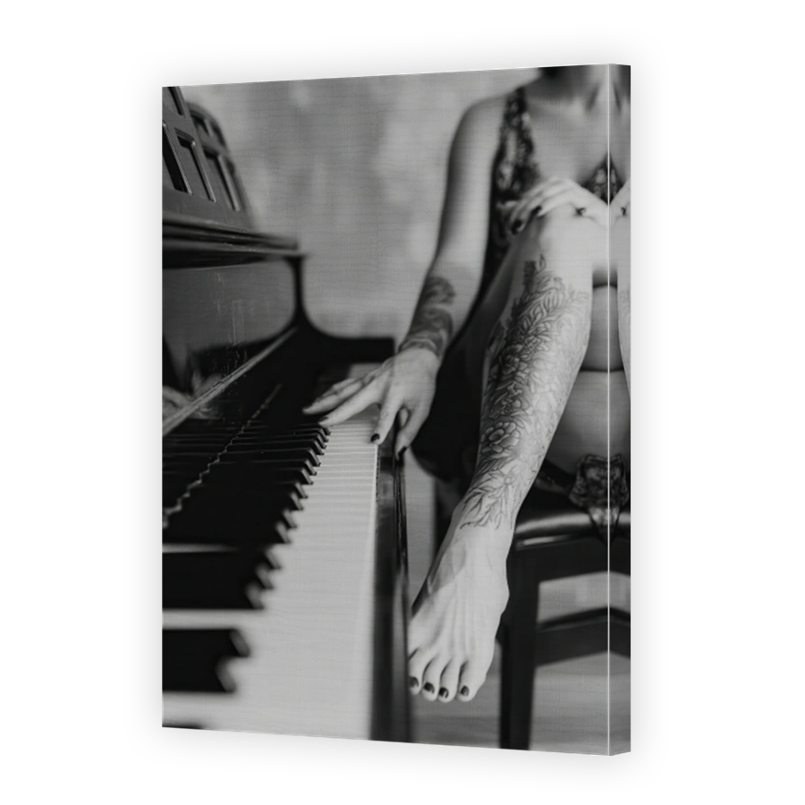 Woman Playing Piano