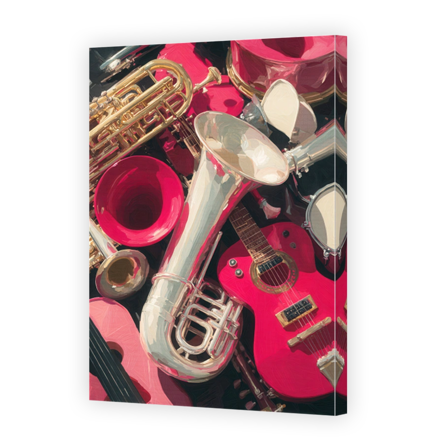 Vibrant Musical Instruments Collection