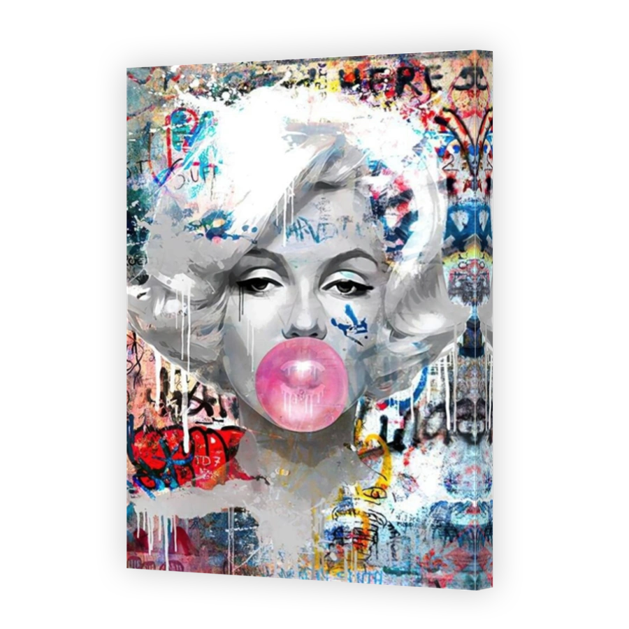 Marilyn Monroe Bubblegum Pop Art
