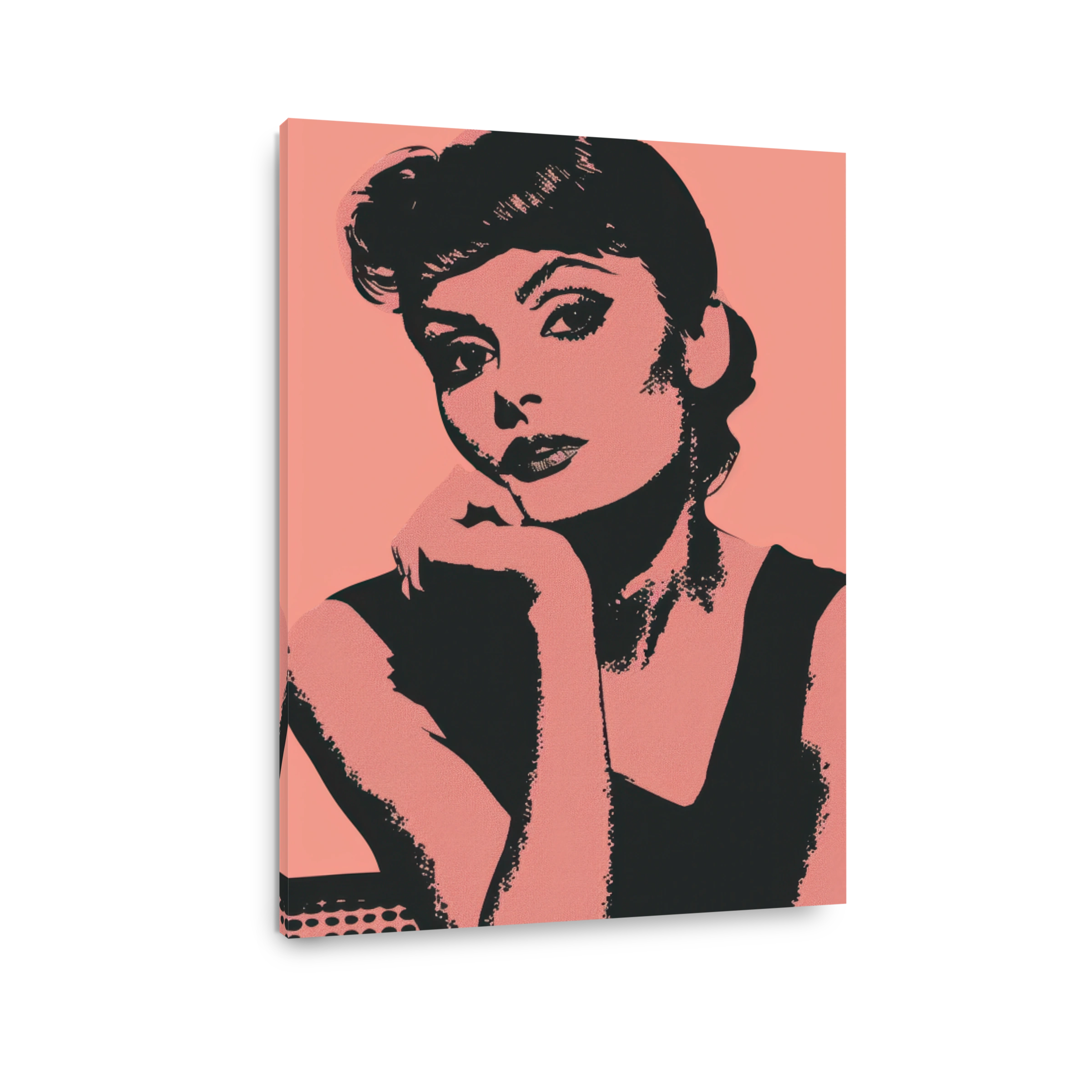 Audrey Hepburn Pop Art Portrait