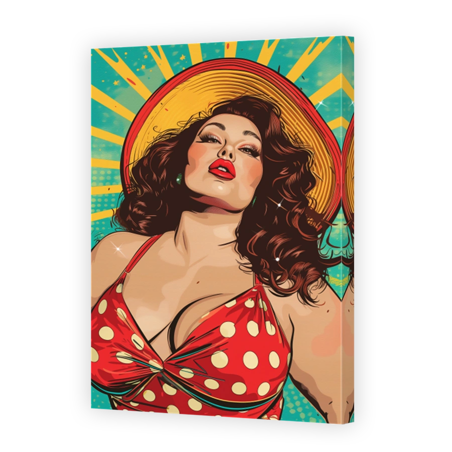 Glamorous Pop Art Woman