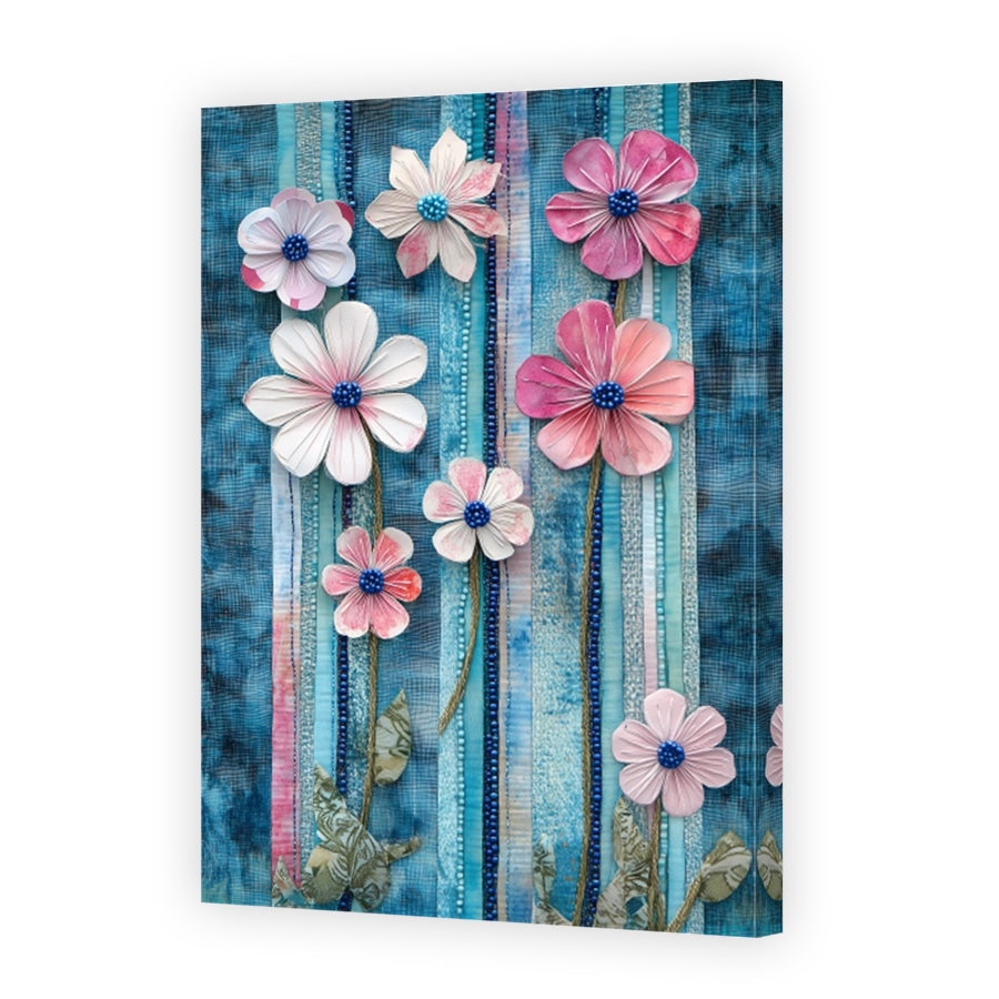 Whimsical Textile Flowers