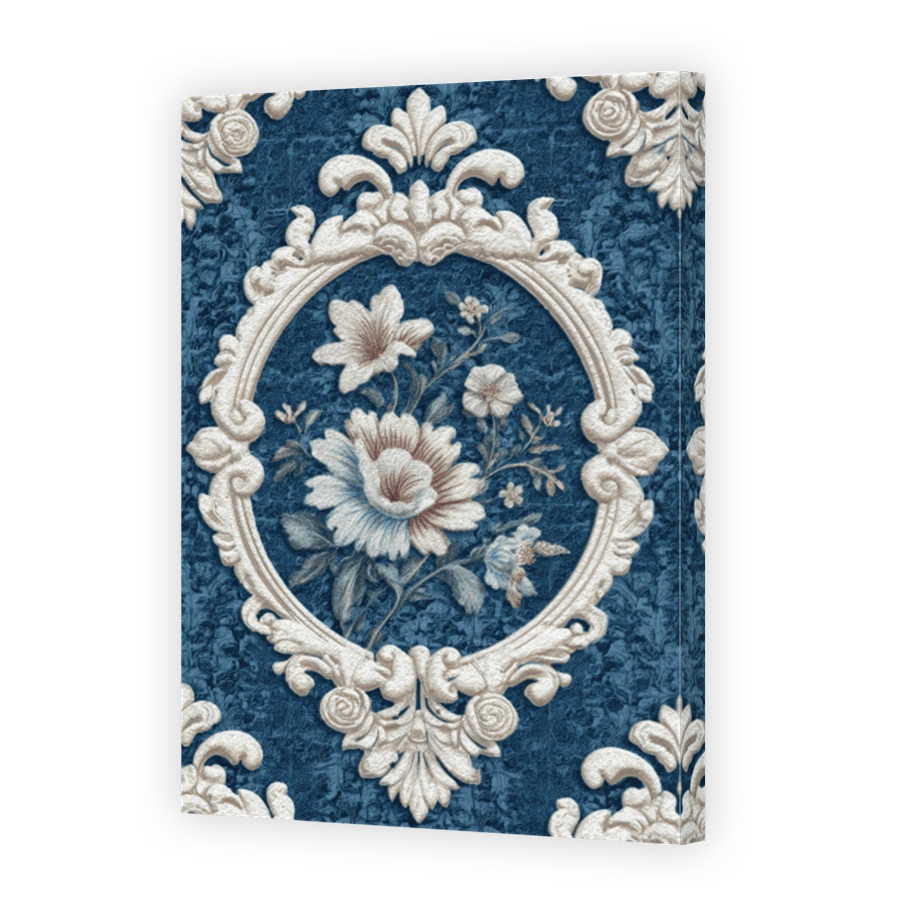 Elegant Floral Decoupage Paper Art