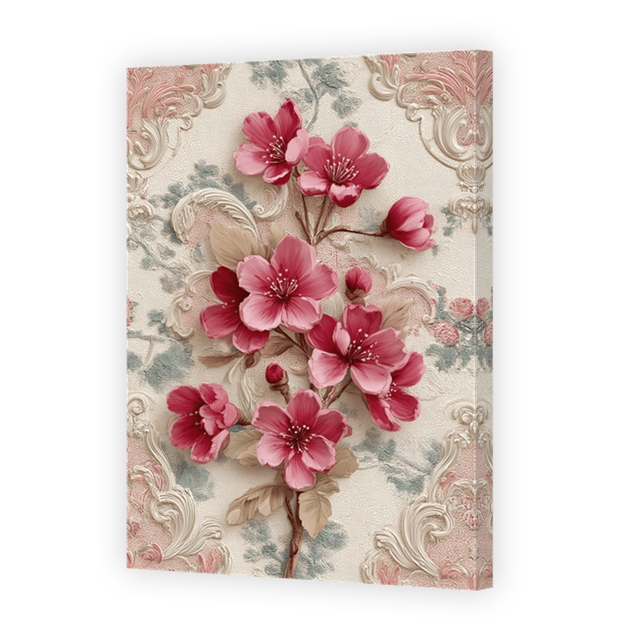 Delicate Cherry Blossoms Illustration