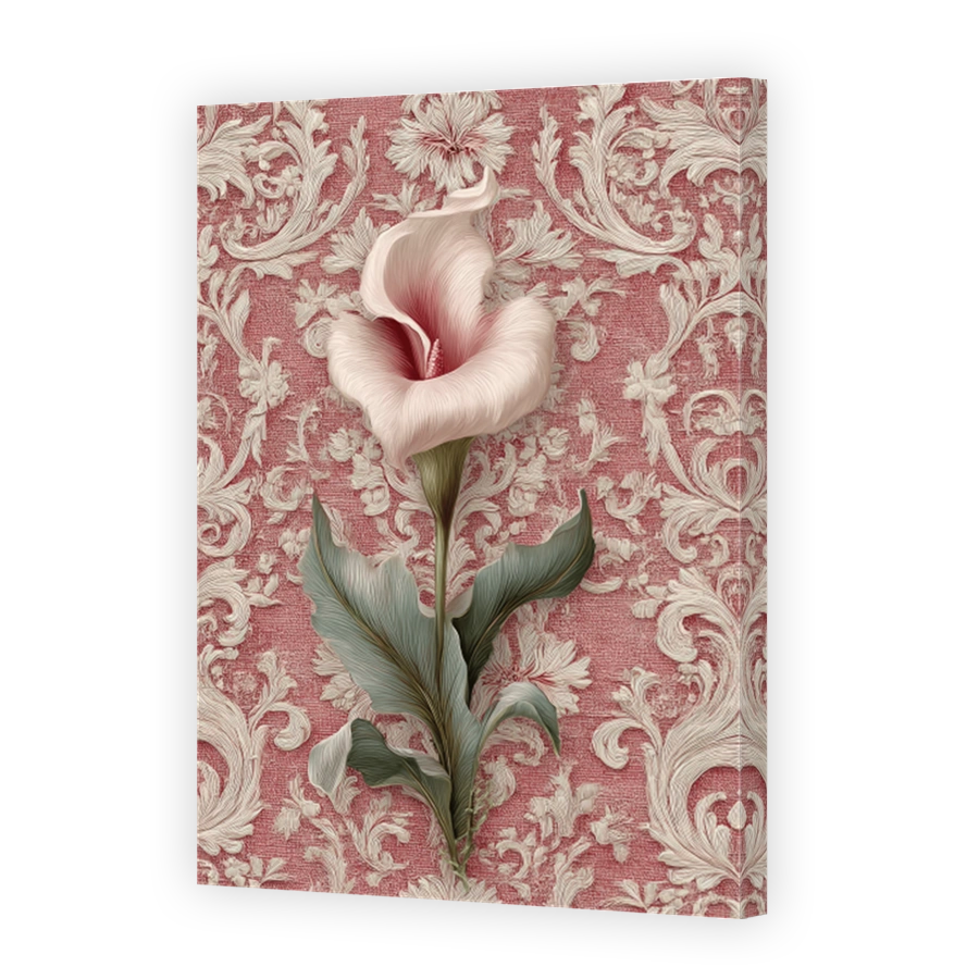Elegant Pink Calla Lily Digital Art