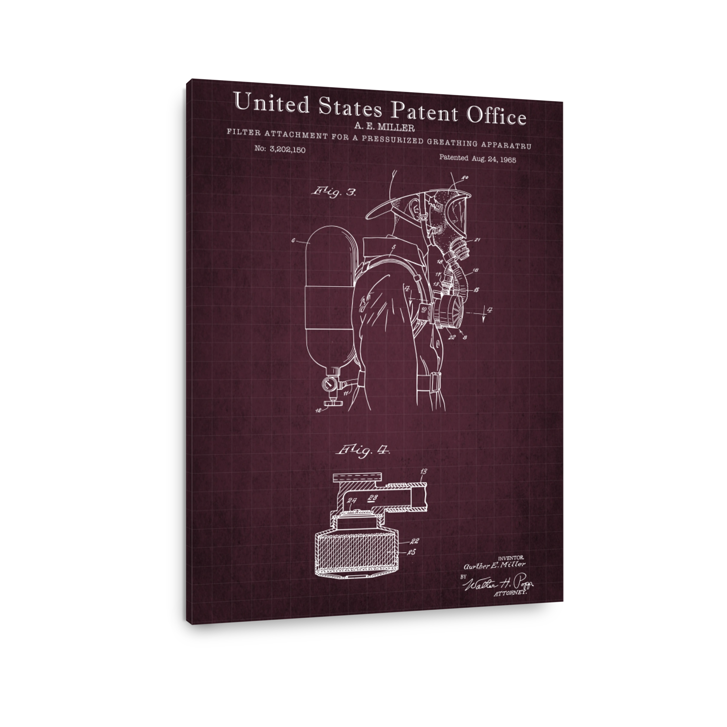 Firefighter Breathing Apparatus Patent Blueprint