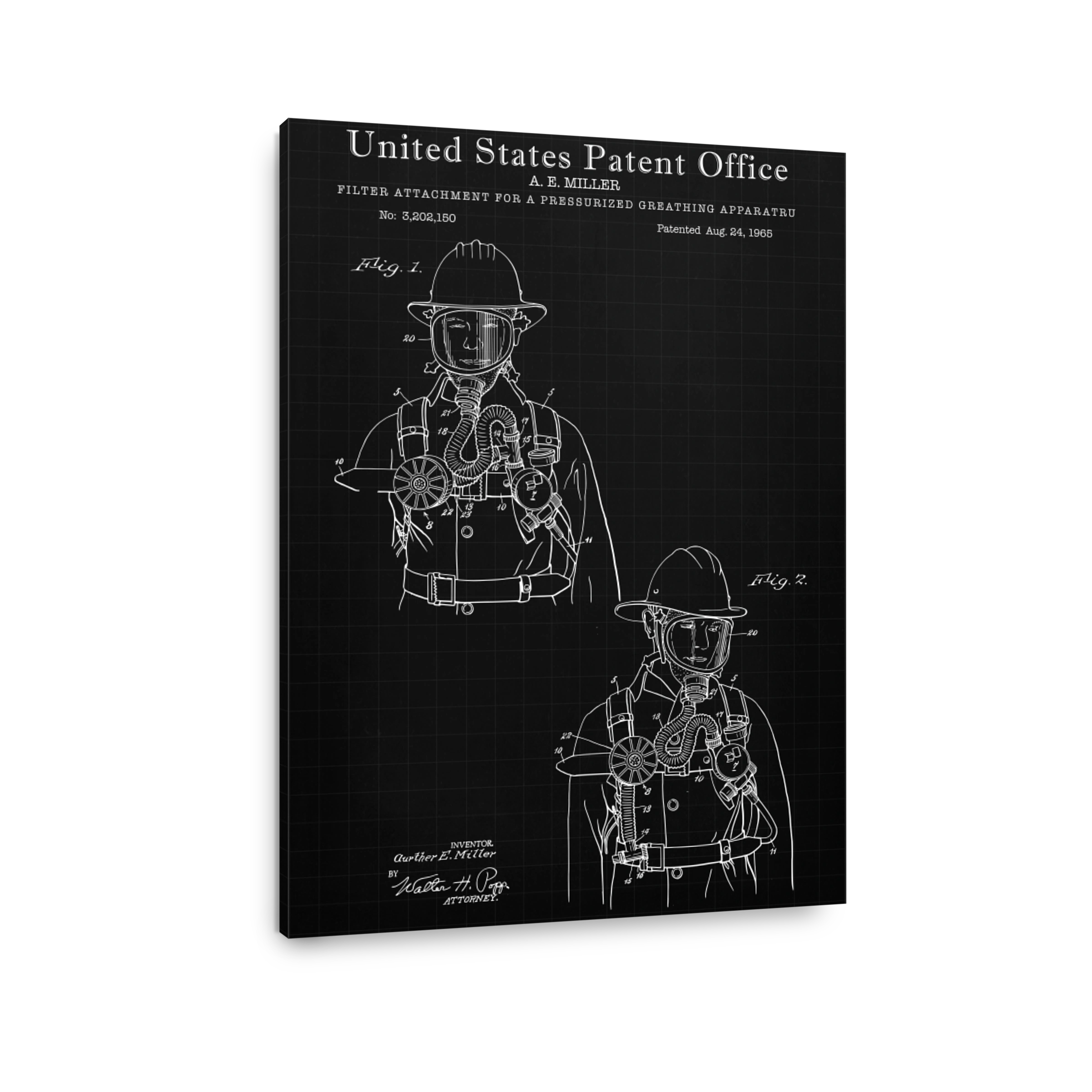 Firefighter Breathing Apparatus Patent Blueprint