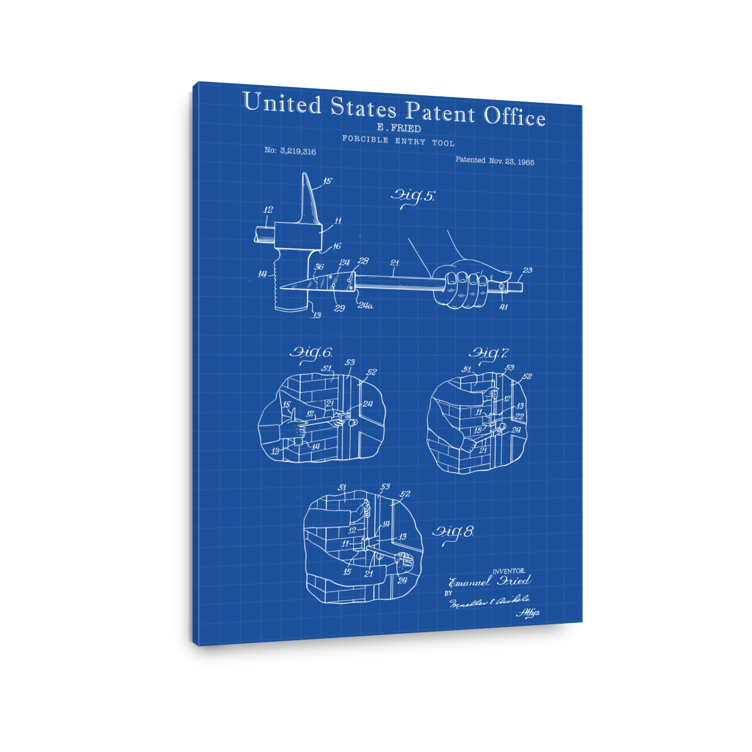 United States Patent Office Forcible Entry Tool