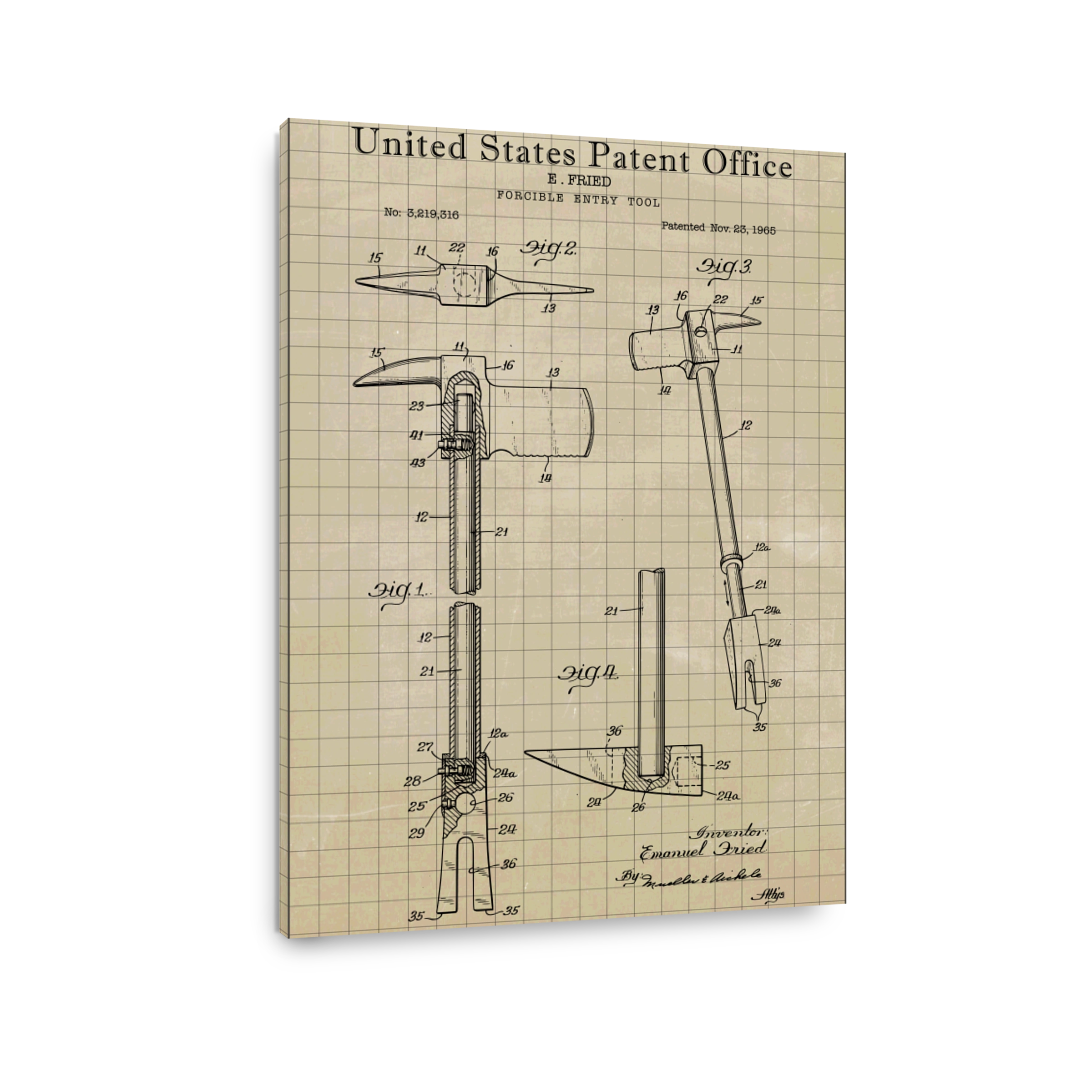 Forcible Entry Tool Patent Blueprint