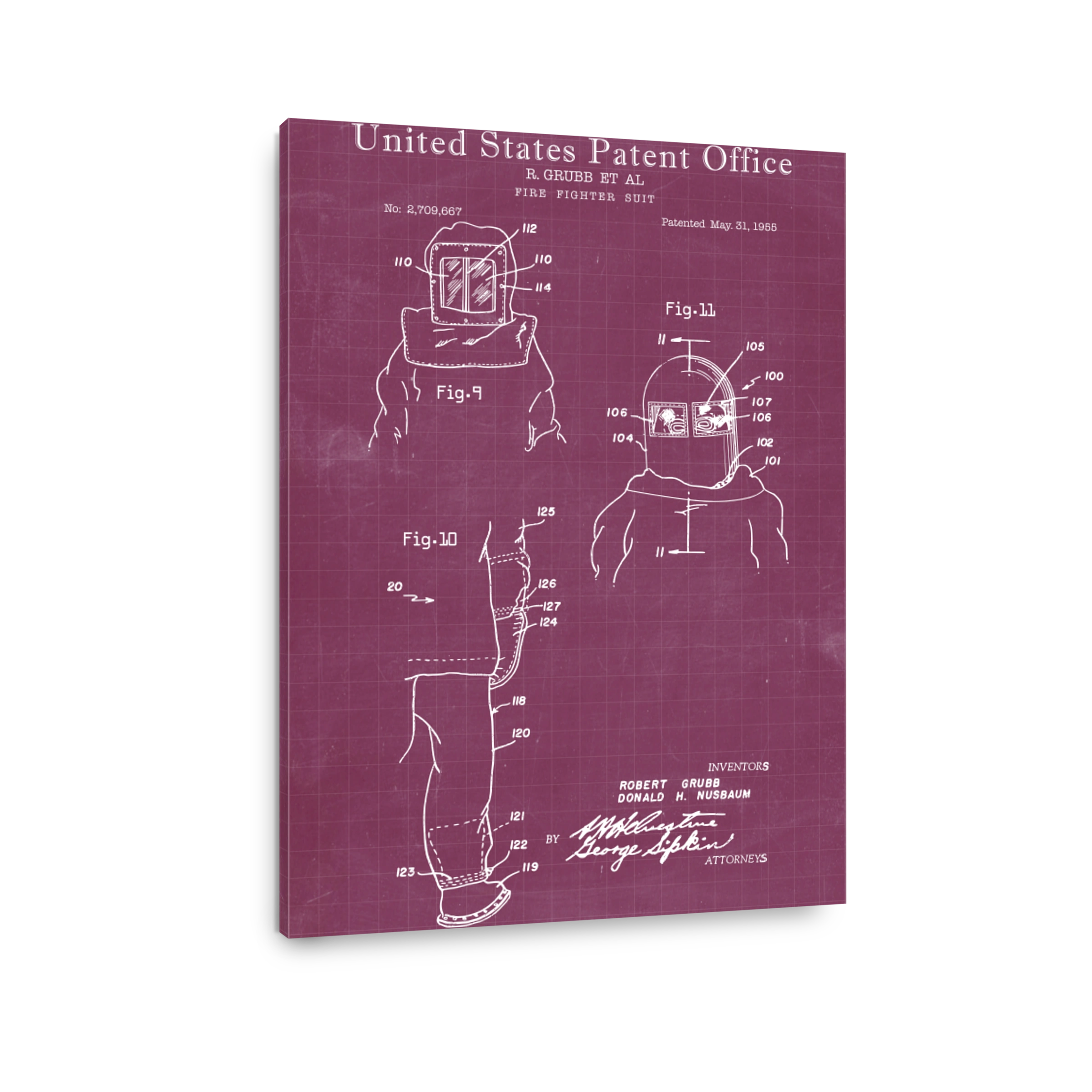Firefighter Suit Patent Blueprint