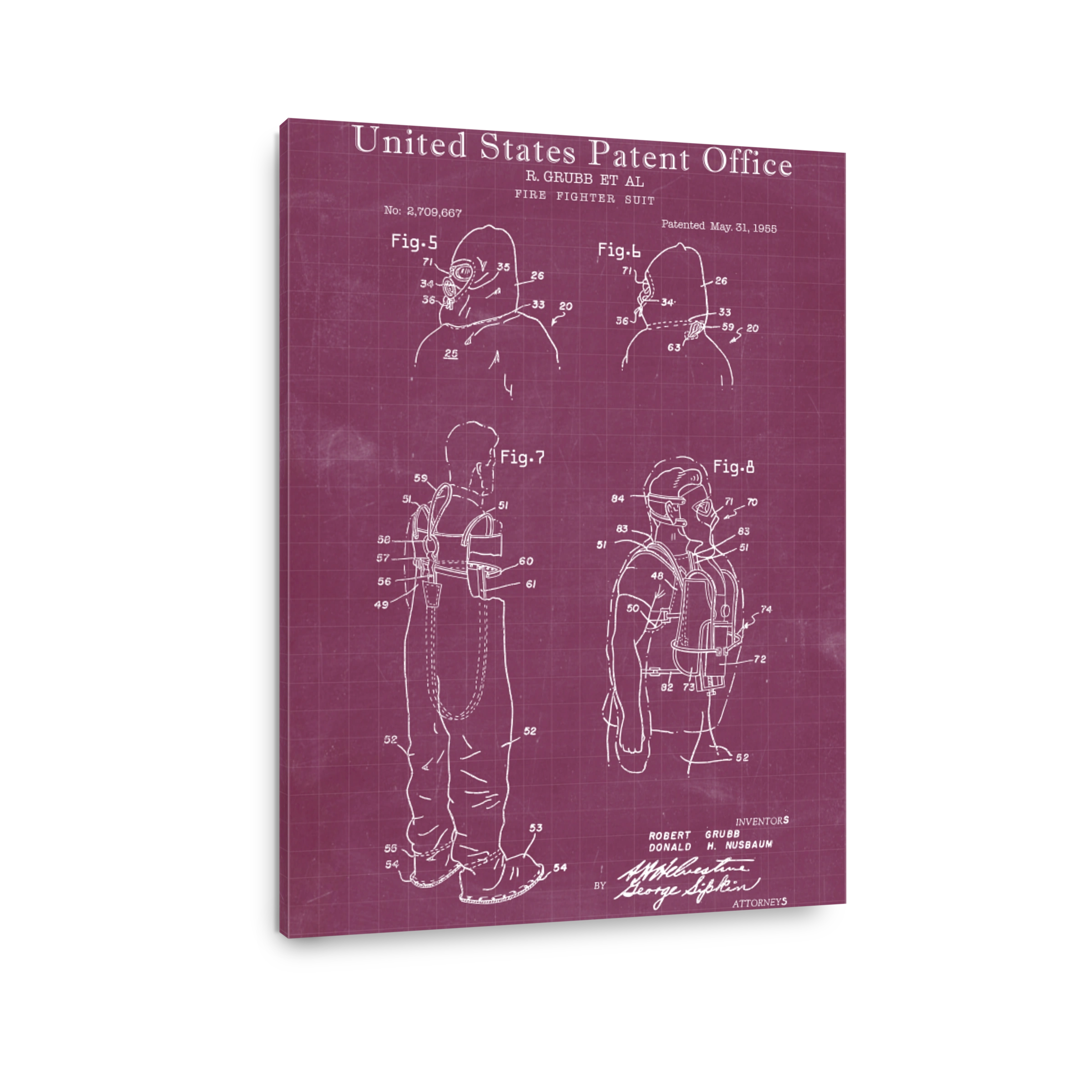 Firefighter Suit Patent Blueprint
