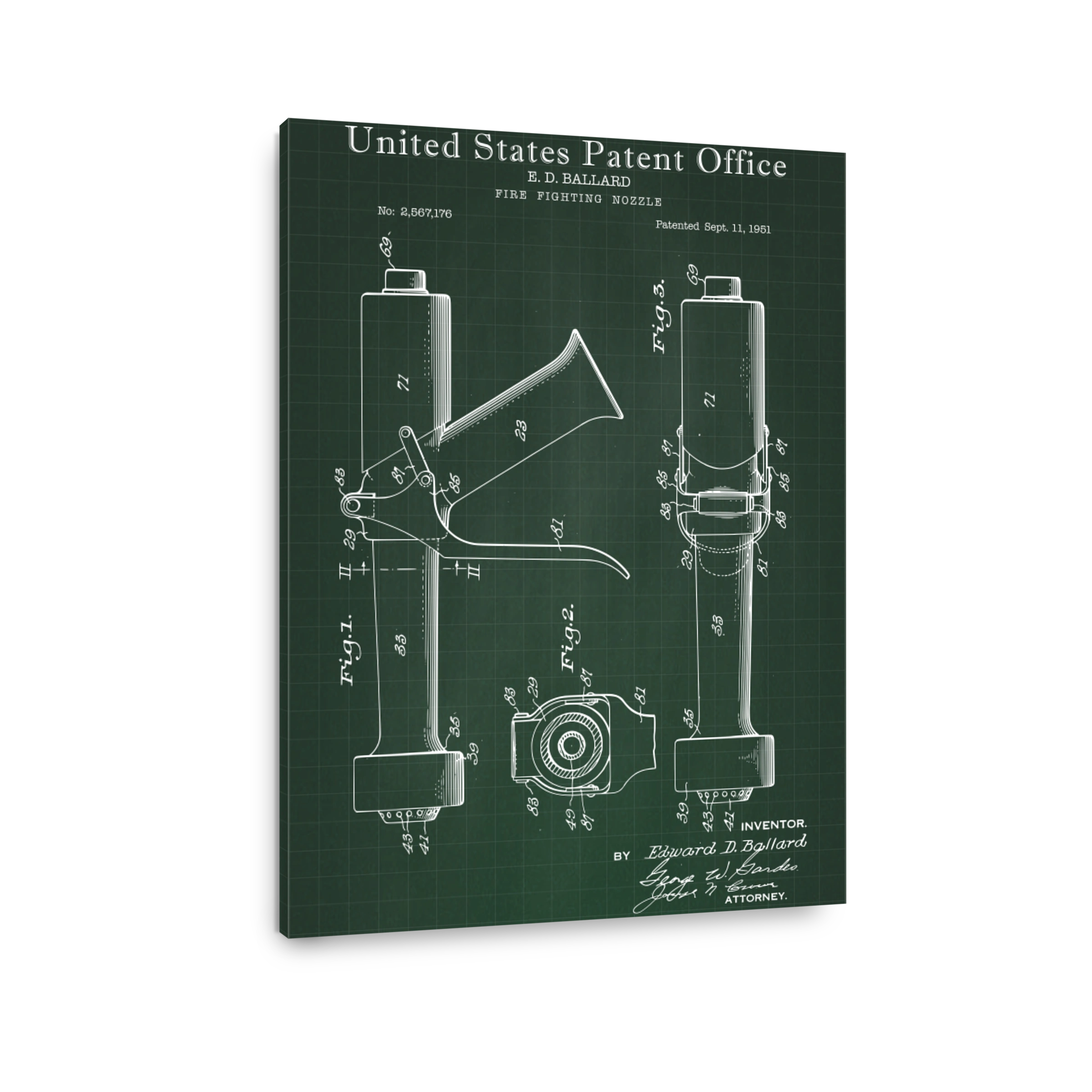 Fire Fighting Nozzle Patent Art