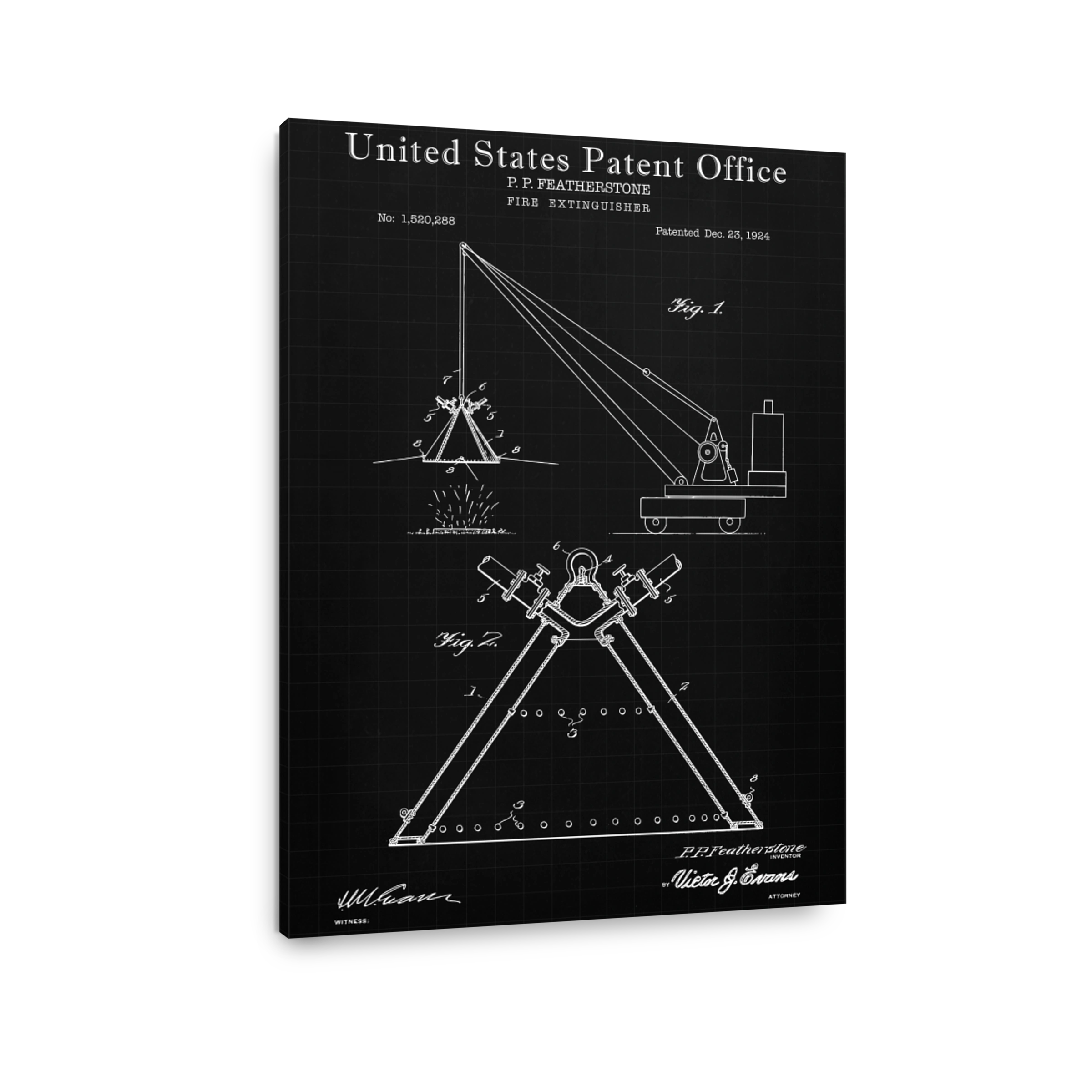 Fire Extinguisher Patent Drawing