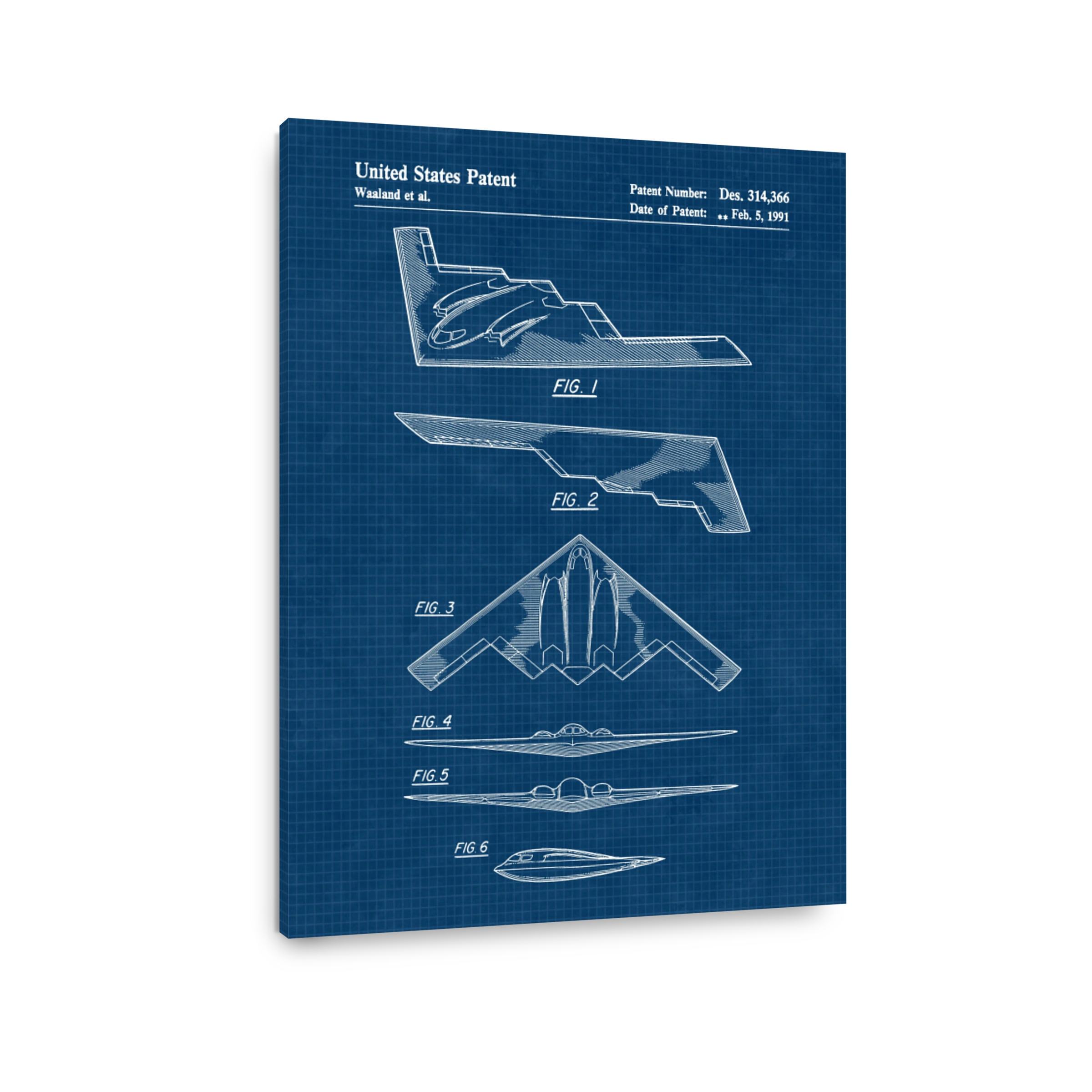 United States Patent Aircraft Blueprint