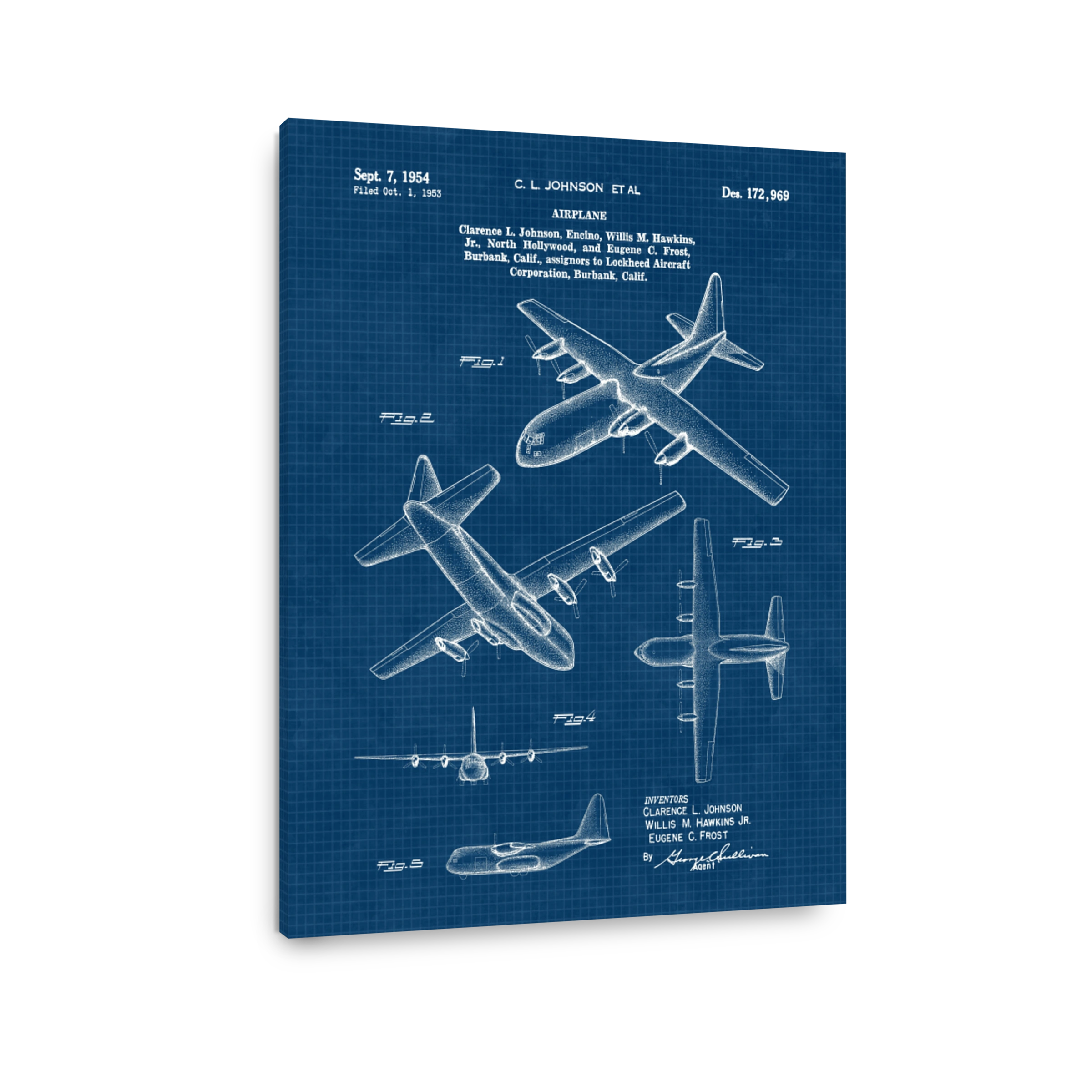 Lockheed C-130 Hercules Airplane Blueprint