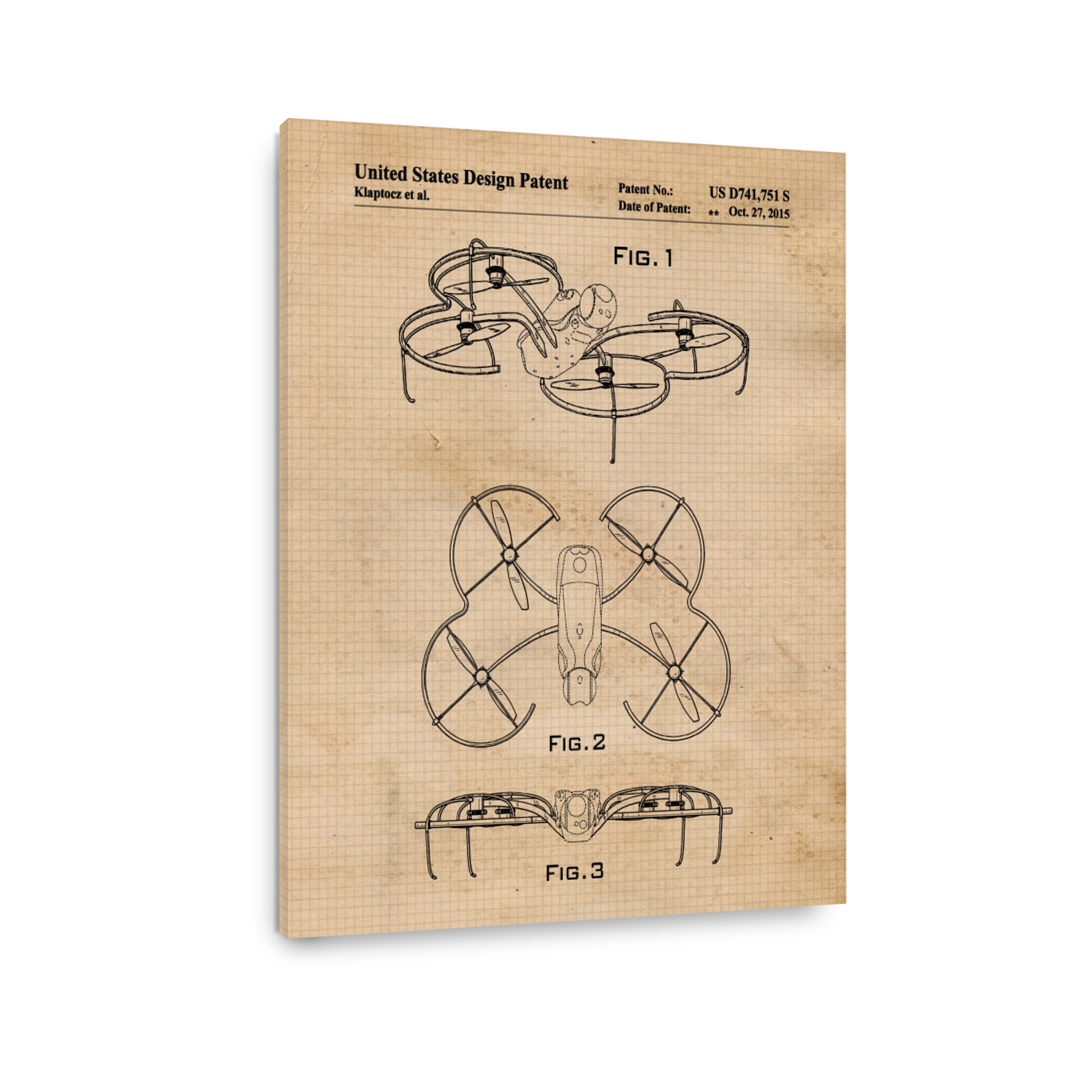 Drone Design Patent Blueprint