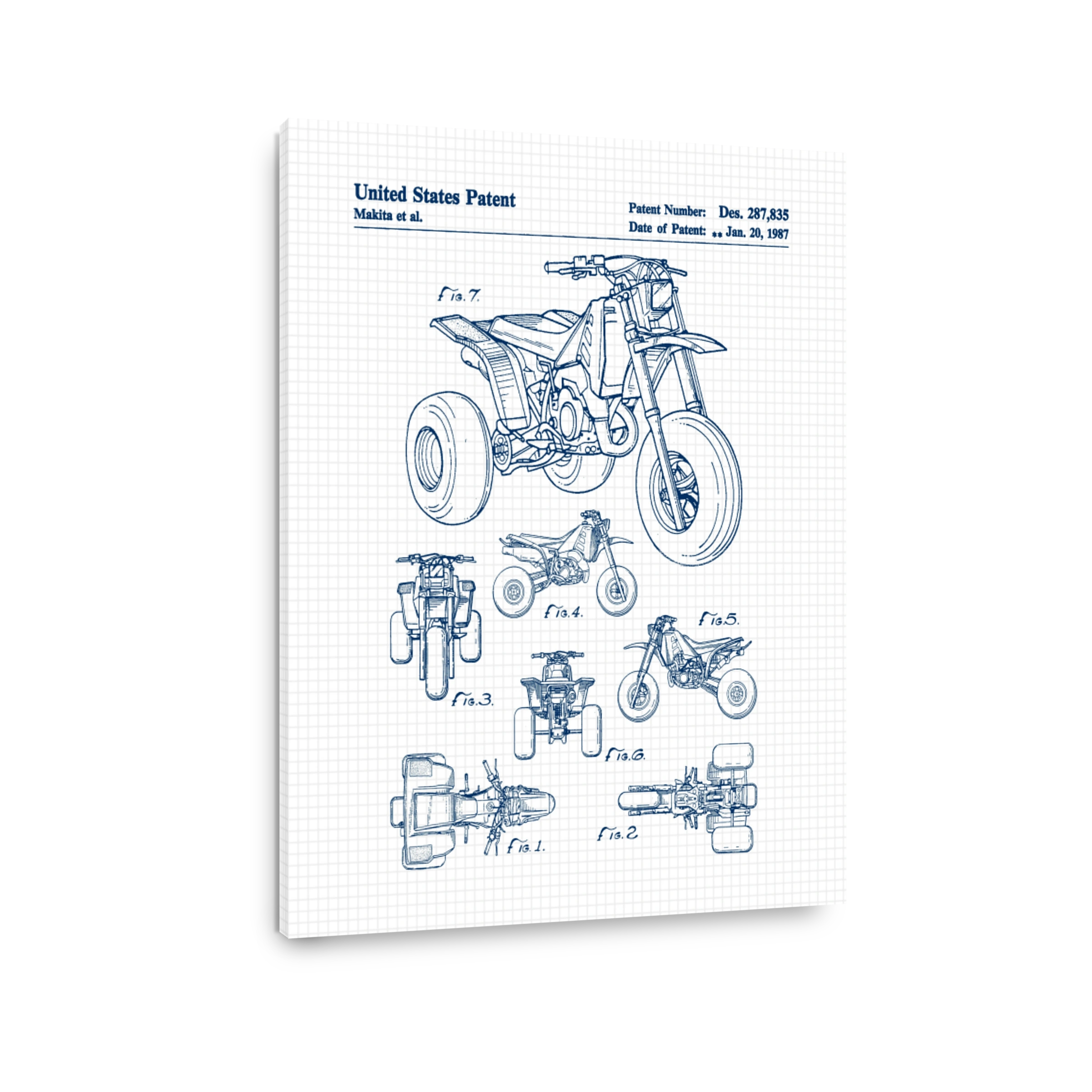 Three-Wheeled Motorcycle Patent Art