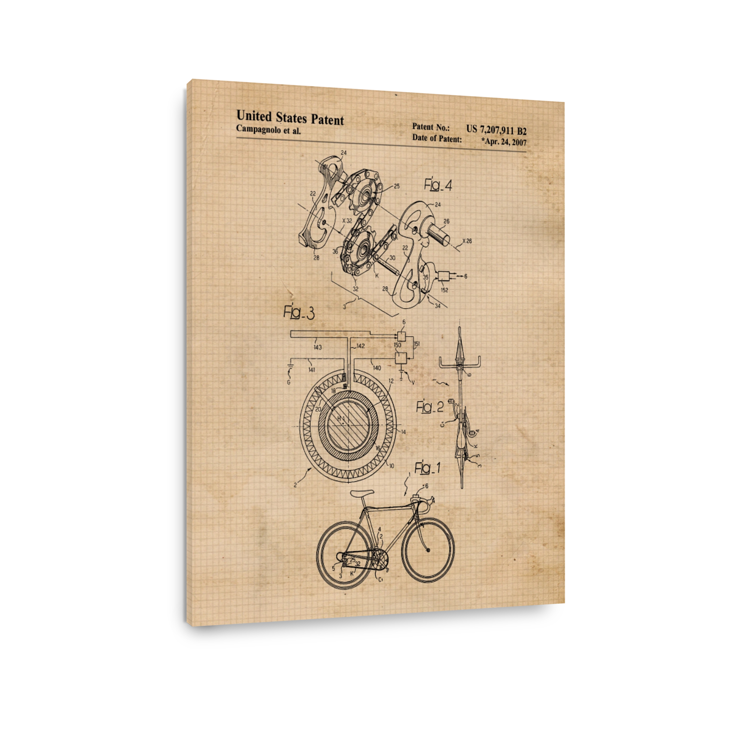 Campagnolo Bicycle Derailleur Patent Art