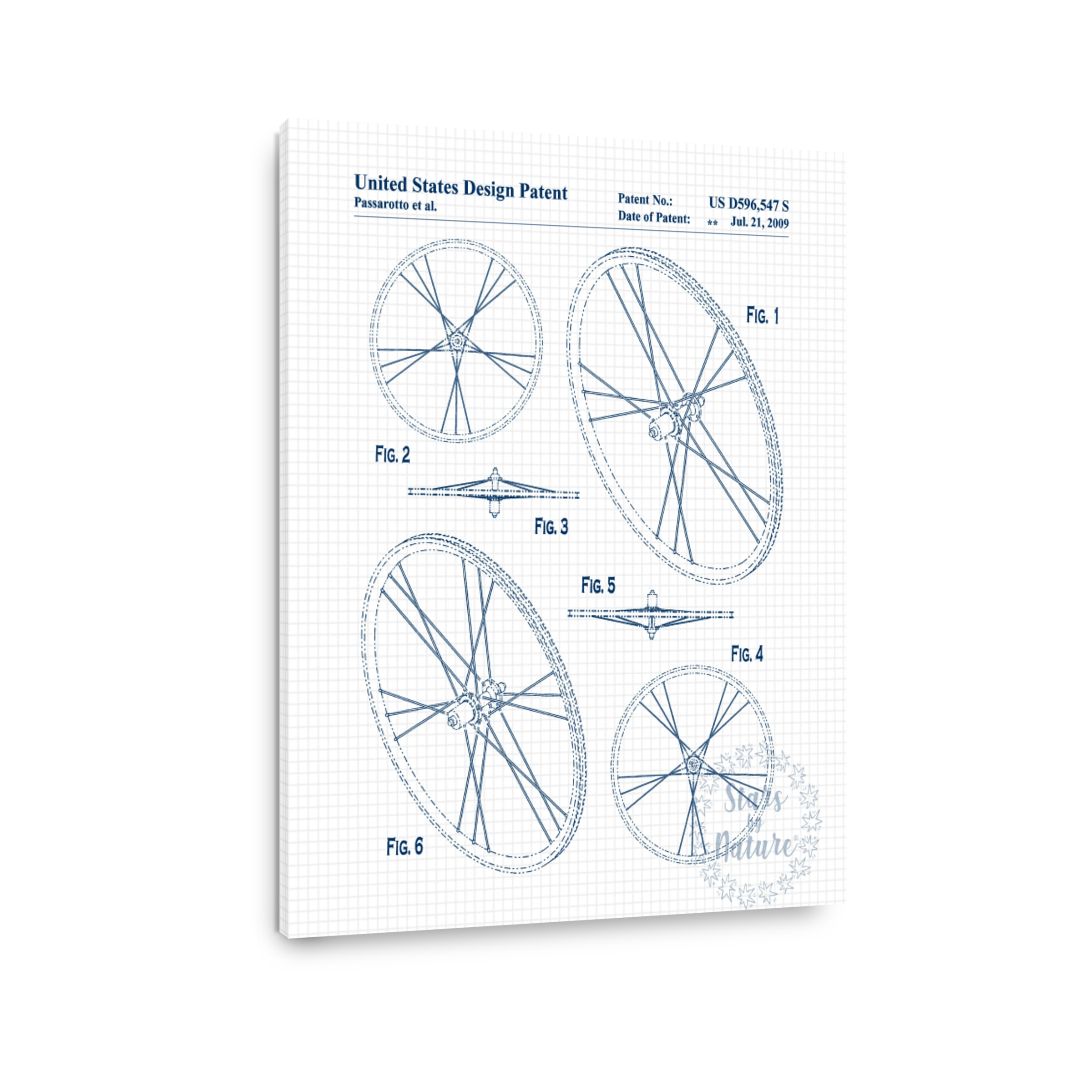 Bicycle Wheel Design Patent Art