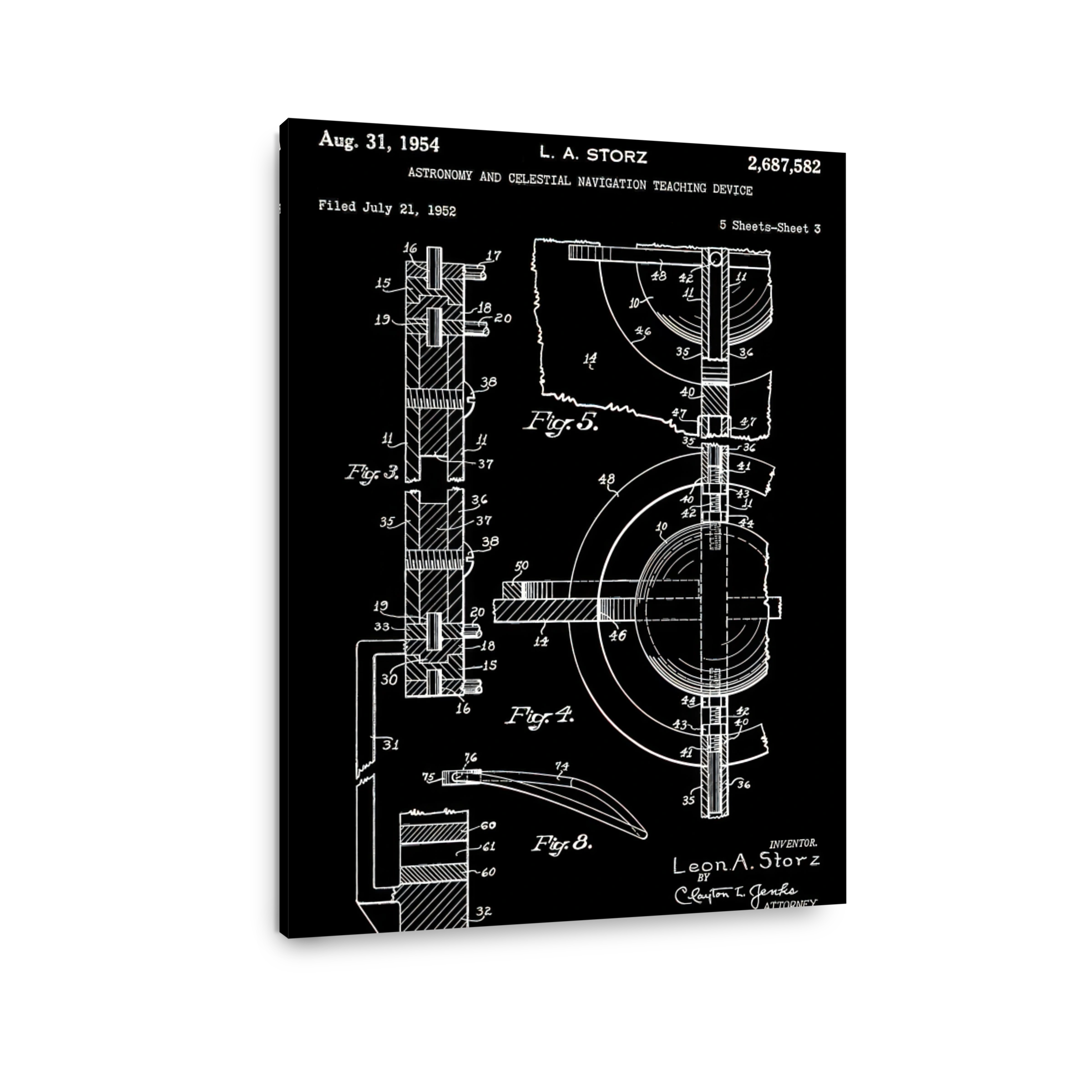 Celestial Navigation Teaching Device Blueprint