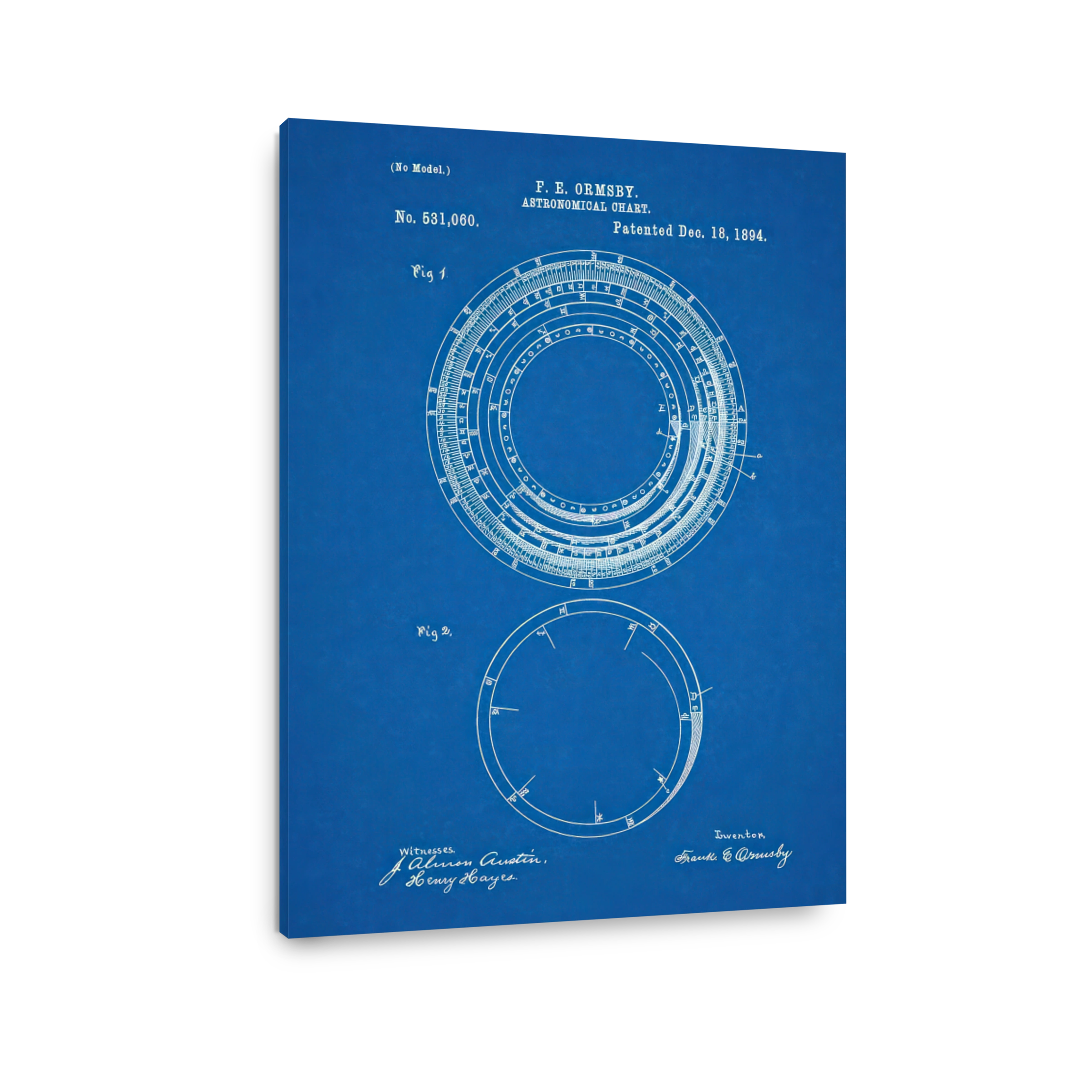 F. E. Ormsby Astronomical Chart