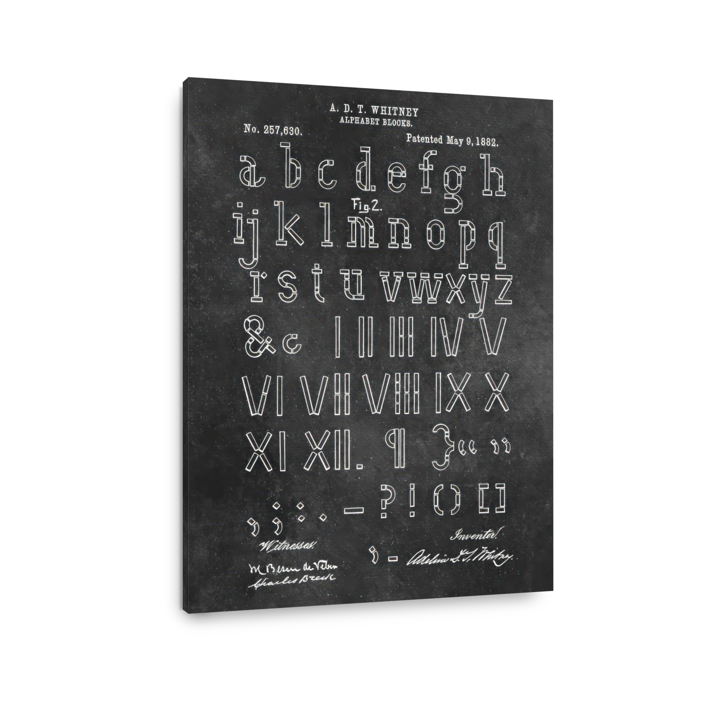 Alphabet Blocks Patent Blueprint