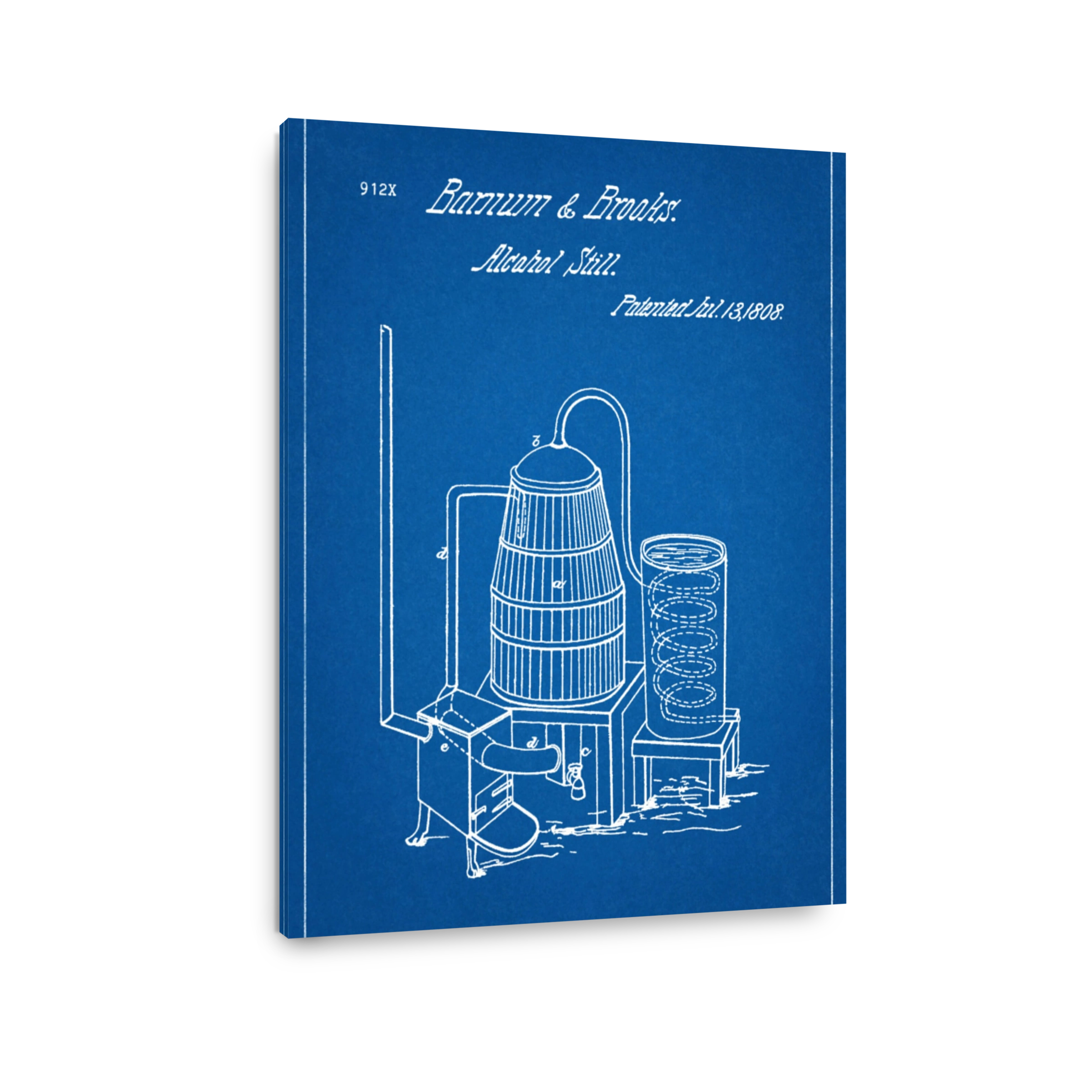 Barnum & Brooks Alcohol Still Blueprint