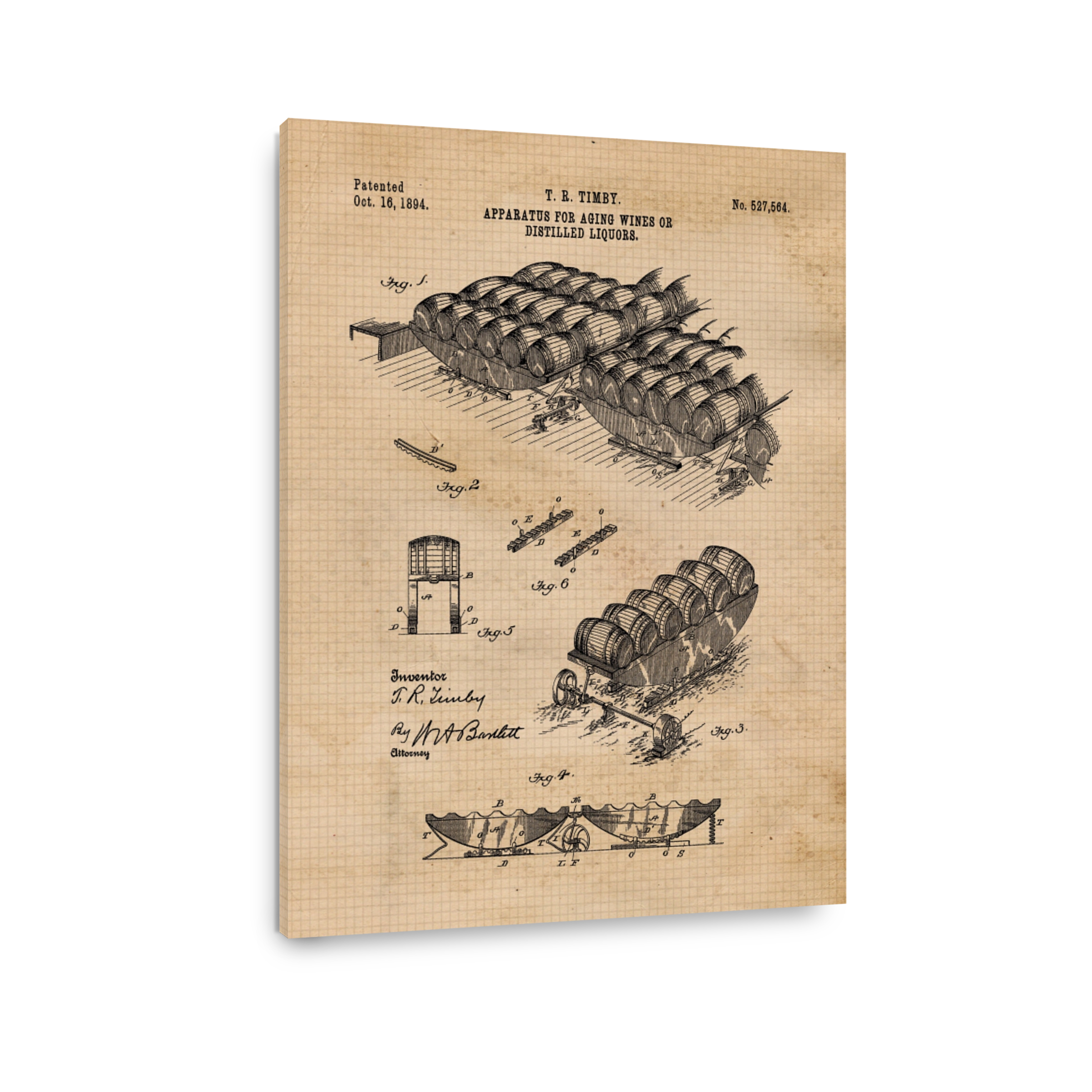 Vintage Apparatus for Aging Wines Patent