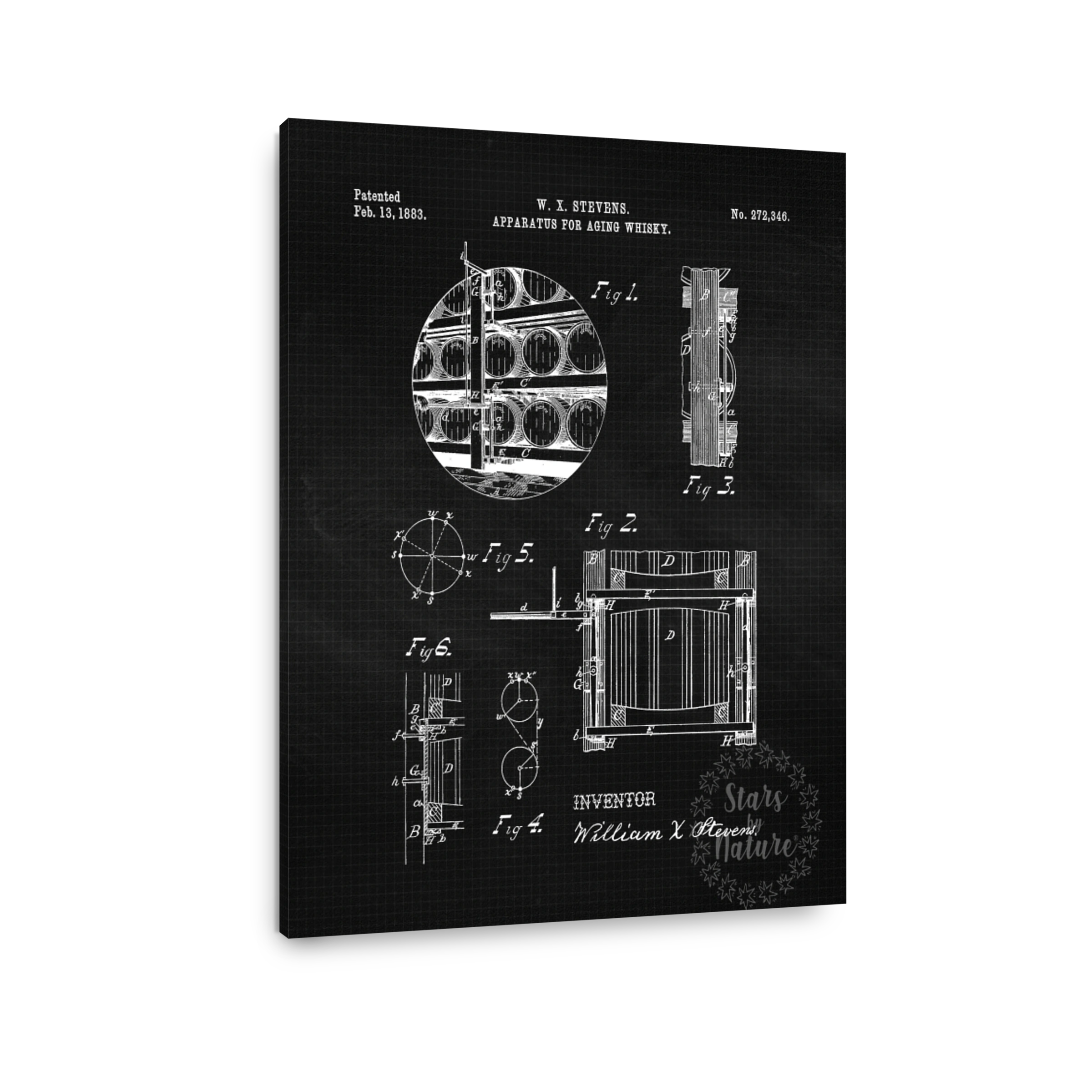Whisky Aging Apparatus Patent Blueprint