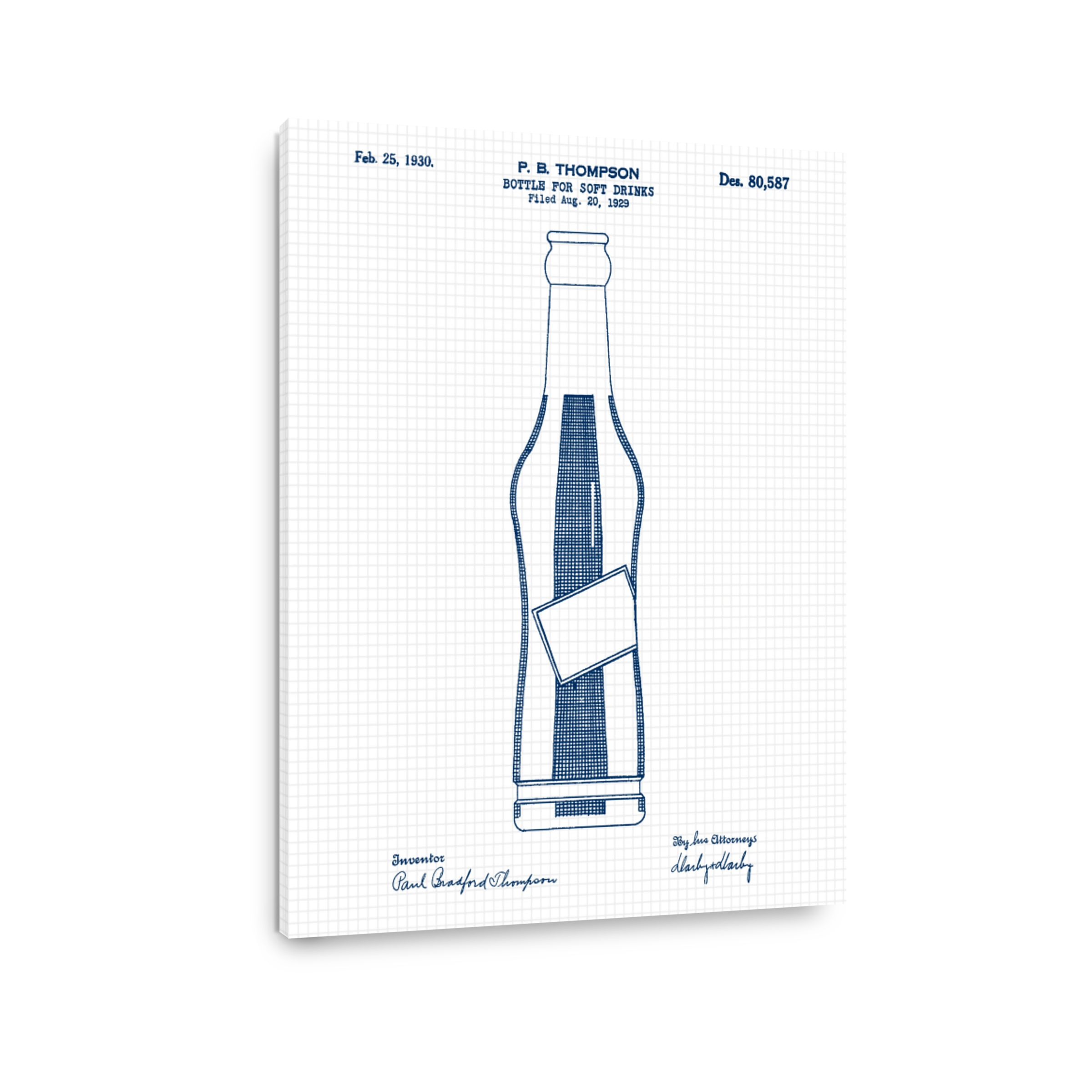 Soft Drink Bottle Blueprint