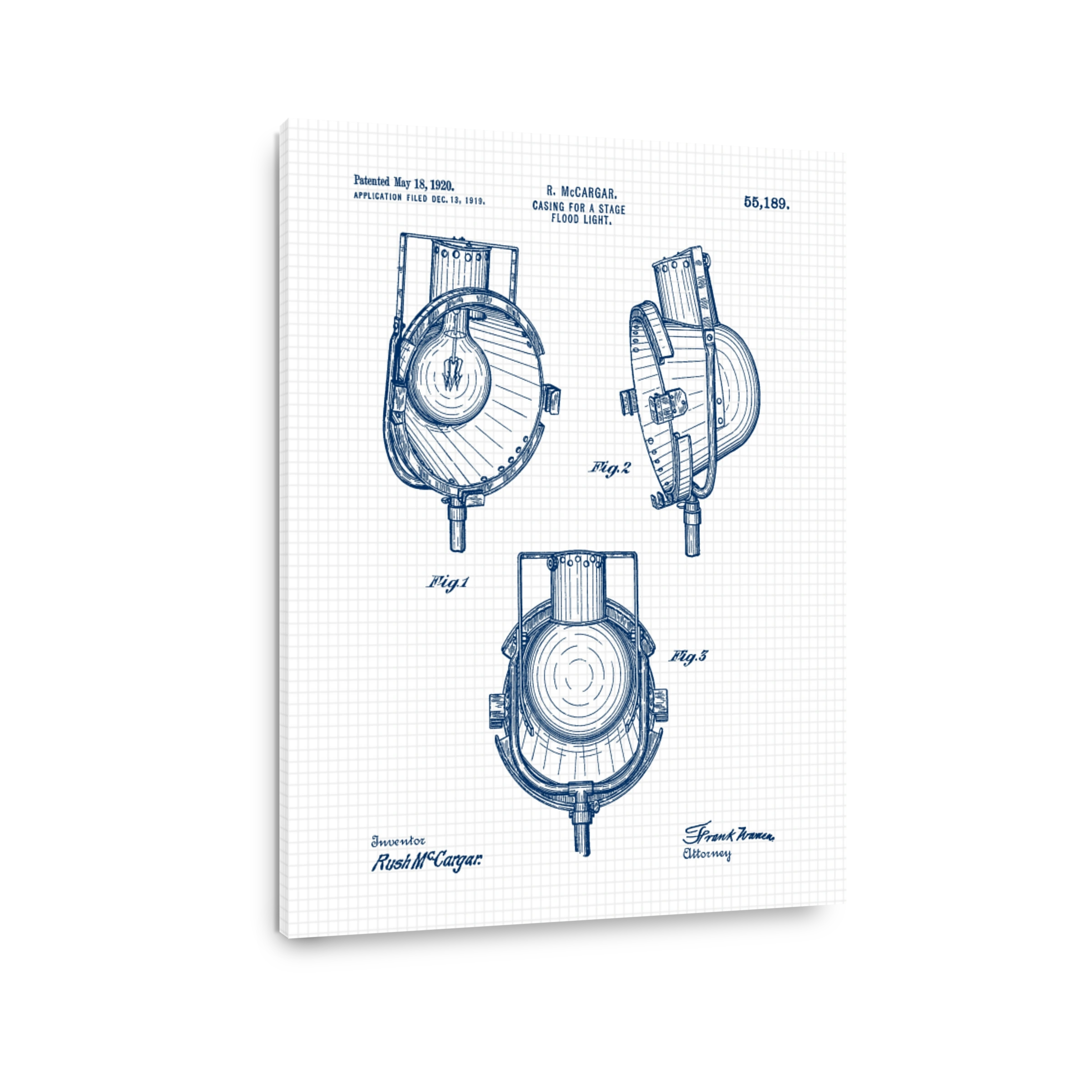 Vintage Stage Flood Light Blueprint