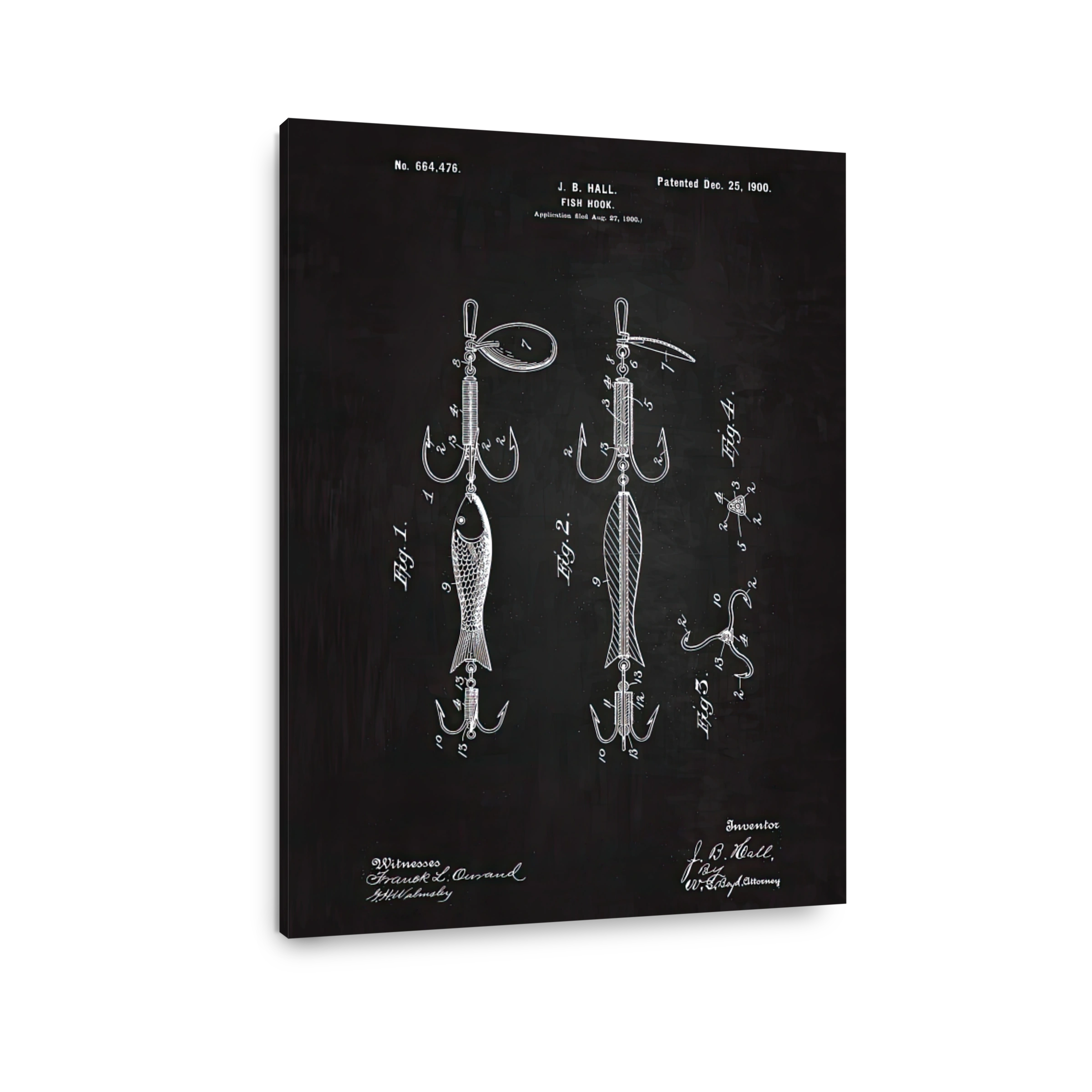 Fishing Lure Patent Blueprint