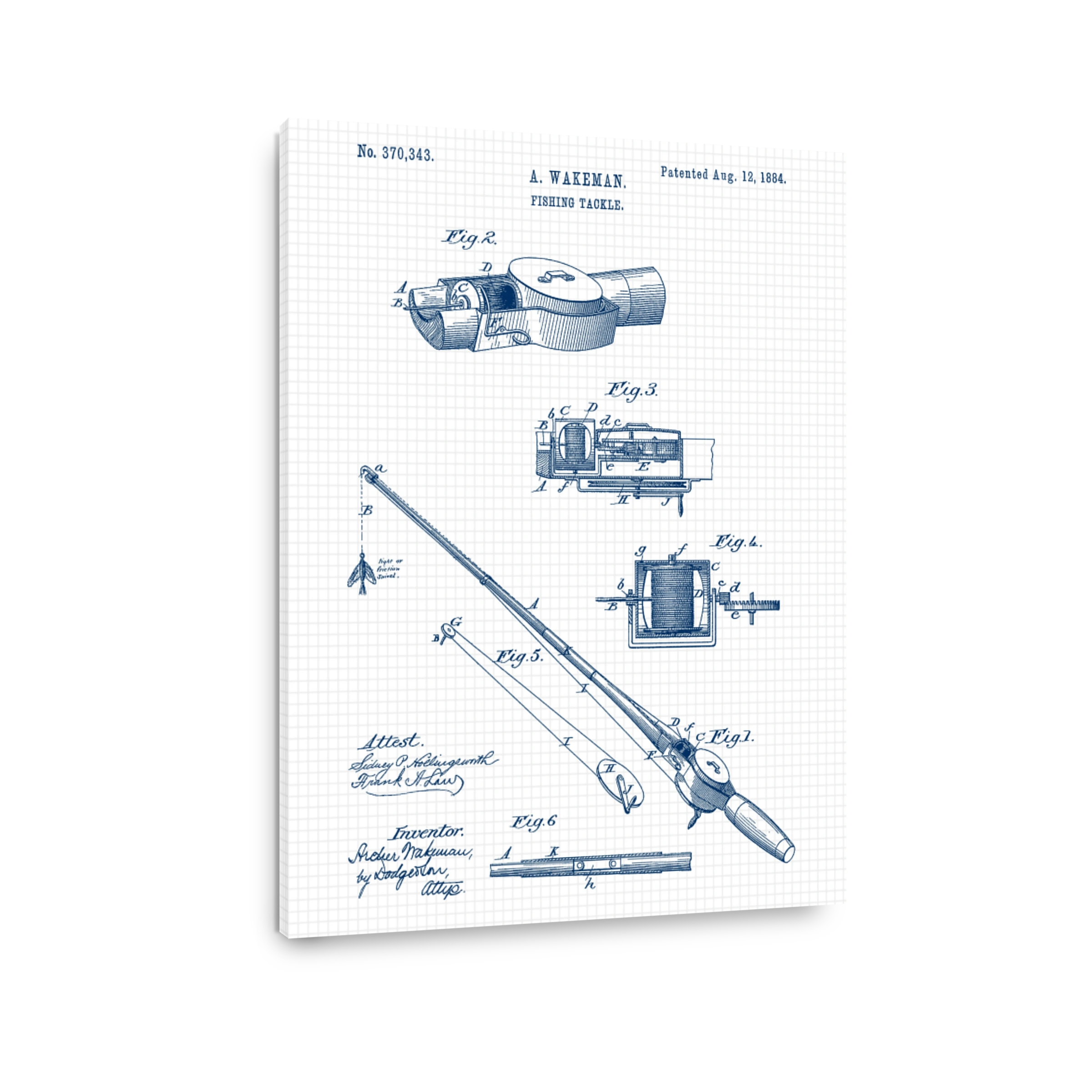 Fishing Tackle Patent Drawing