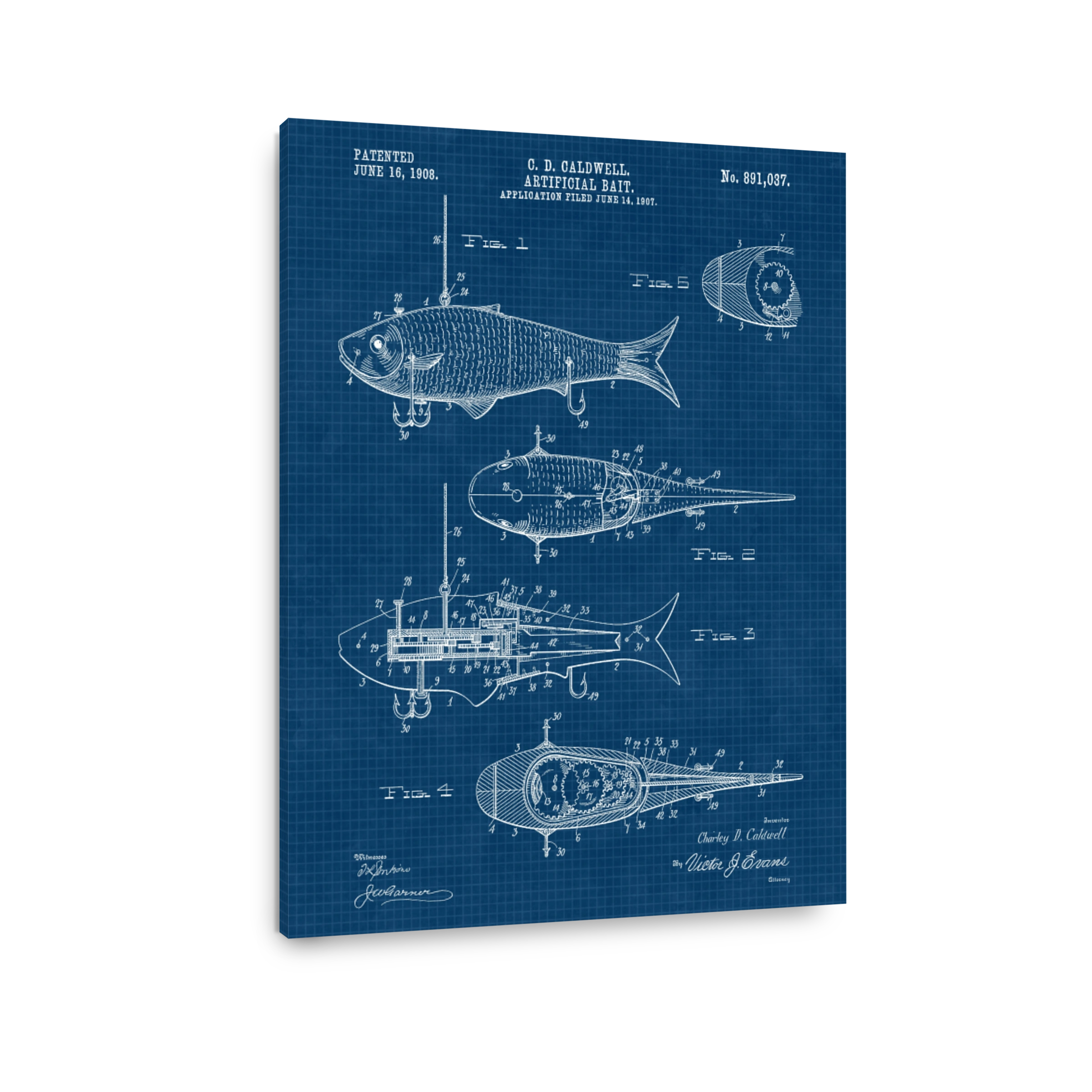 C. D. Caldwell Artificial Bait Blueprint