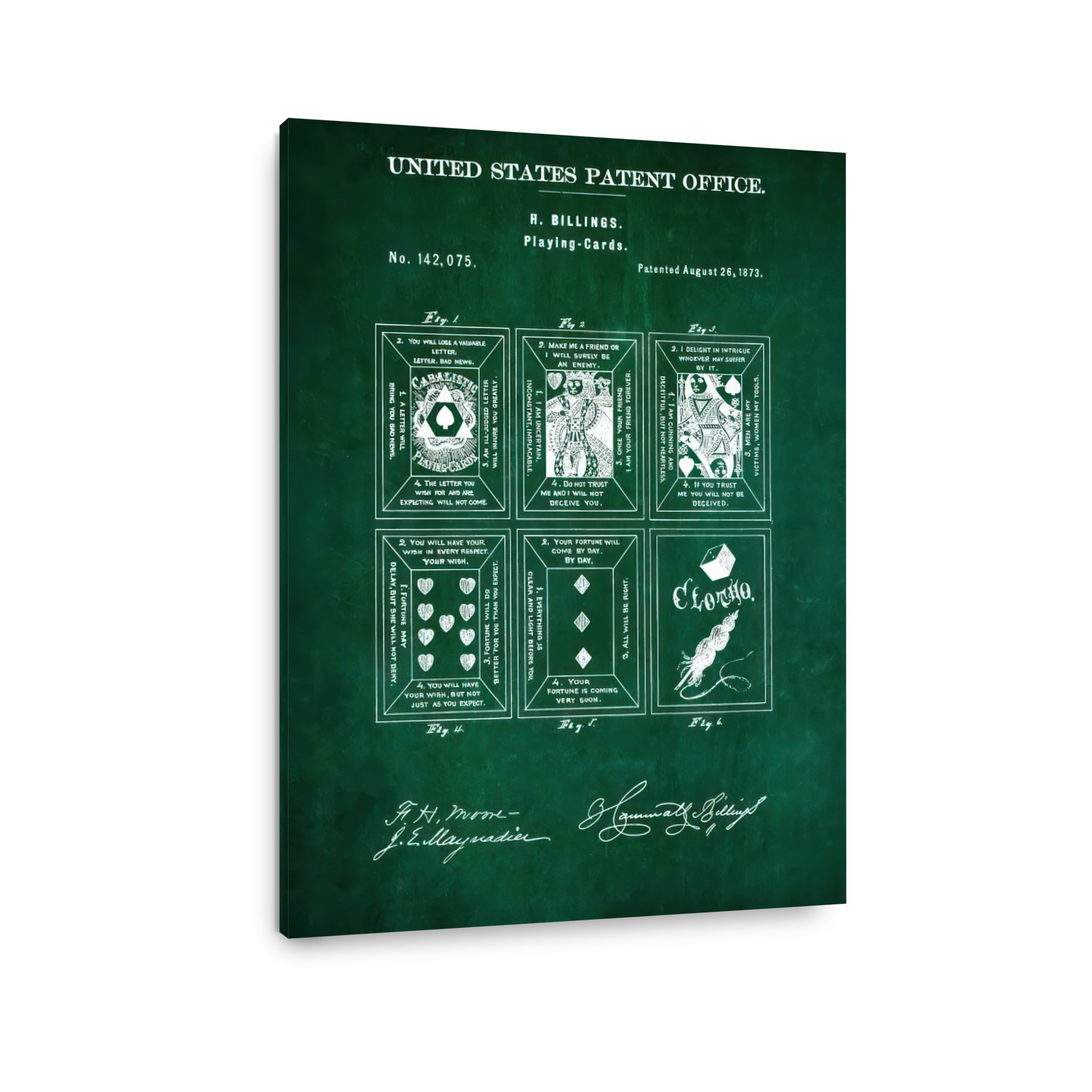 Playing Cards Patent Blueprint