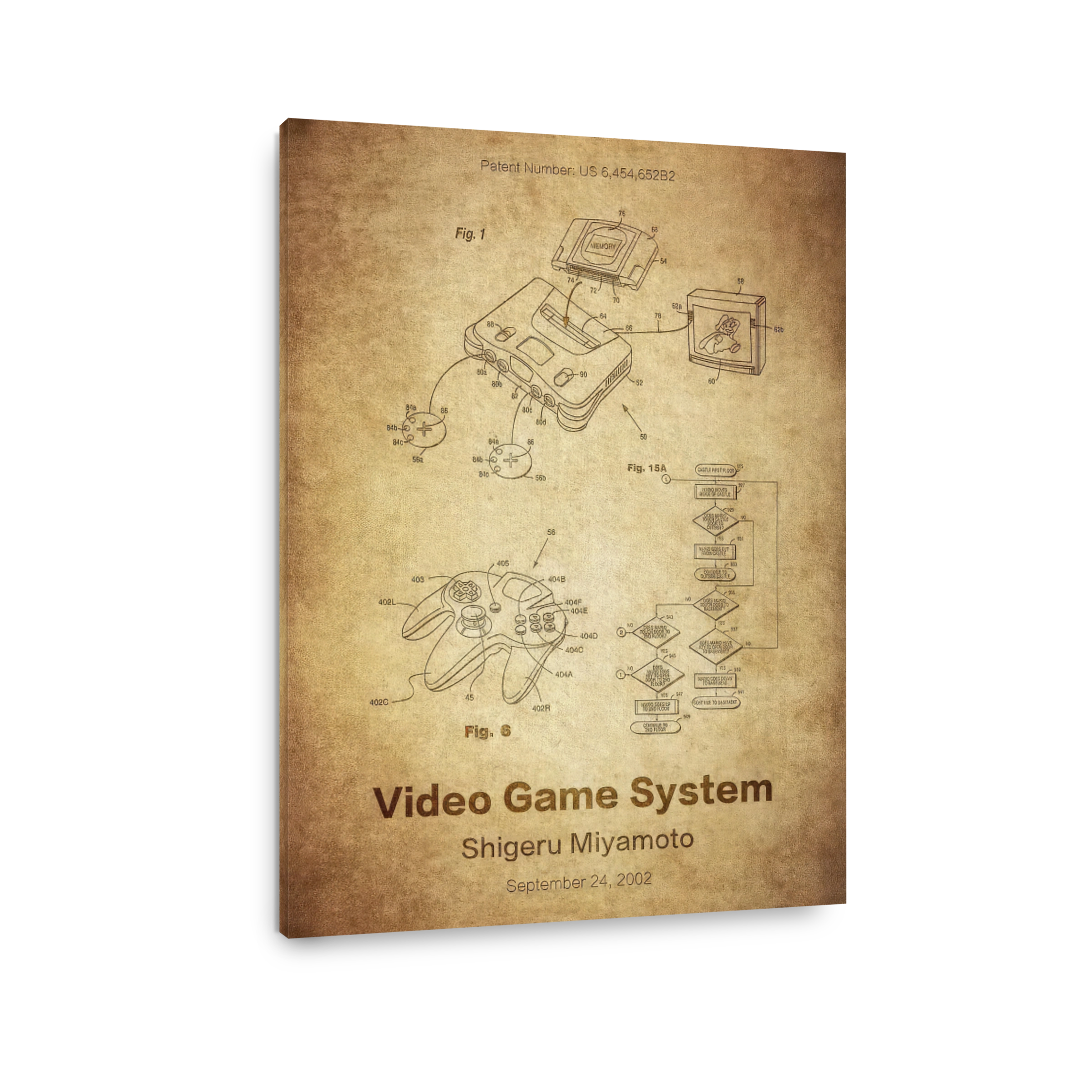 Nintendo 64 Blueprint Art