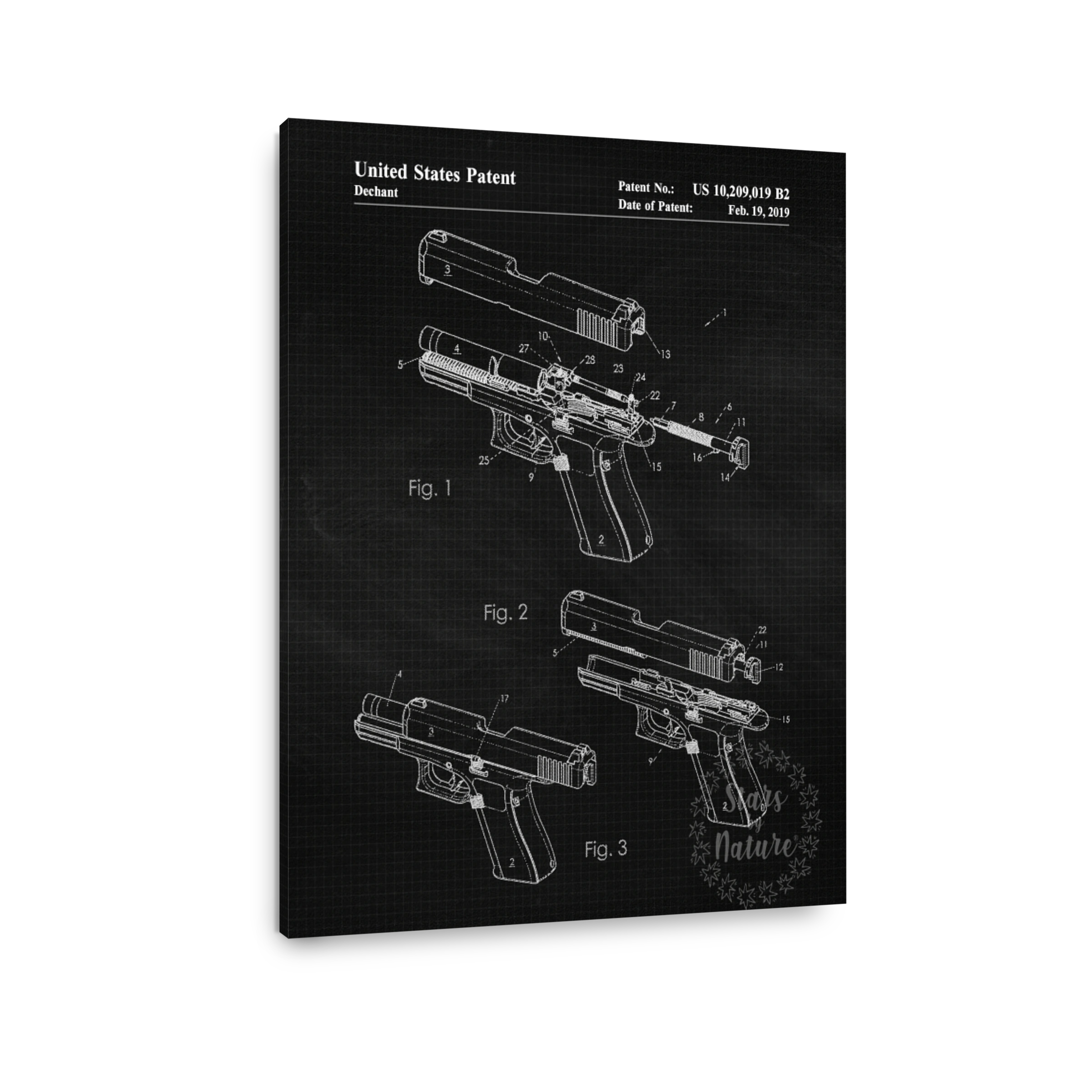 United States Patent Gun Blueprint