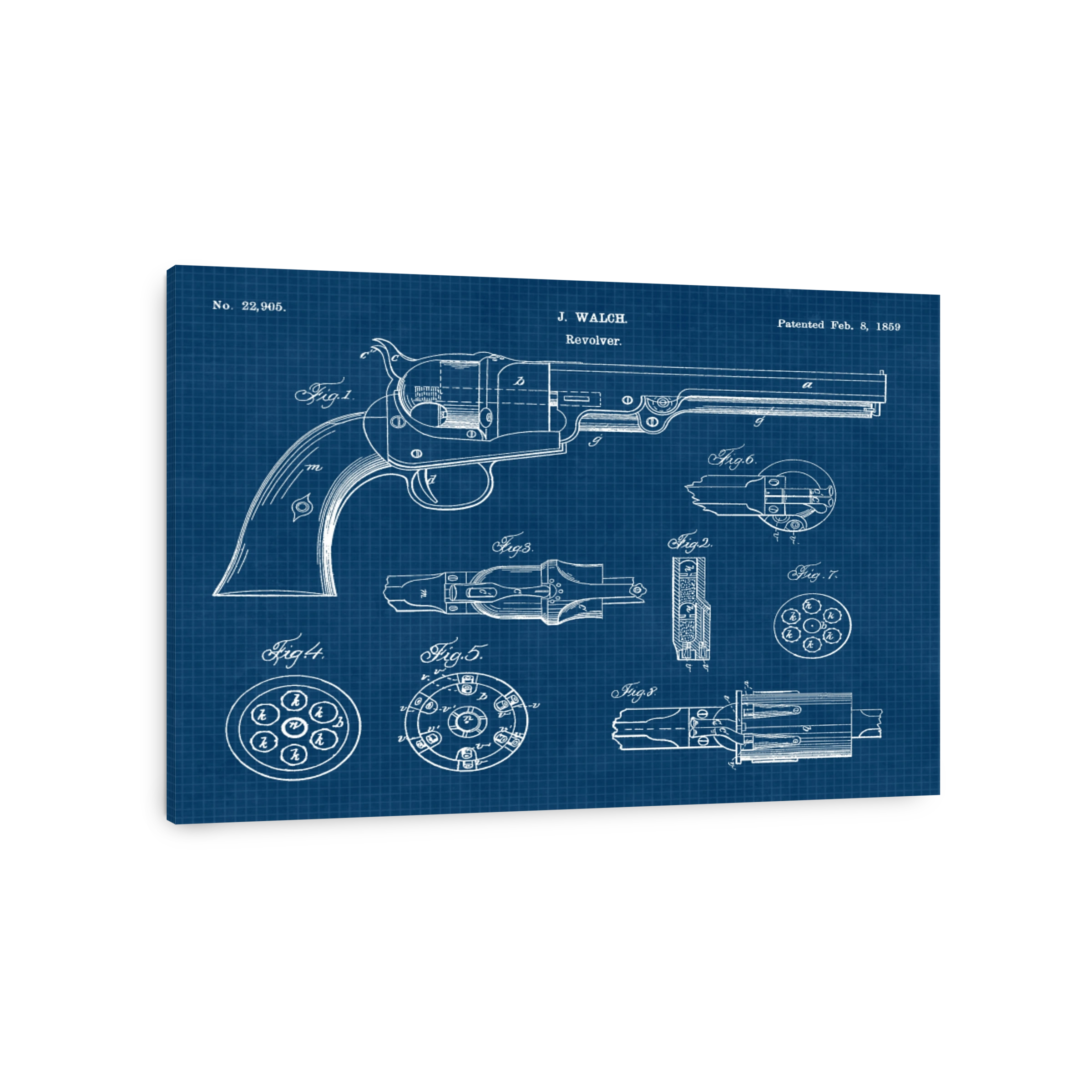 J. Walch Revolver Blueprint