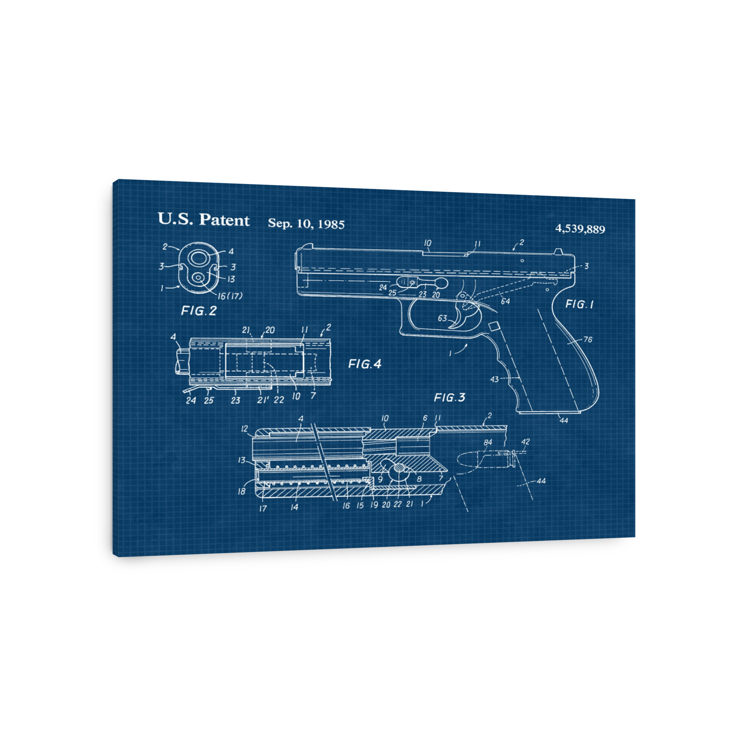 Gun Patent Blueprint