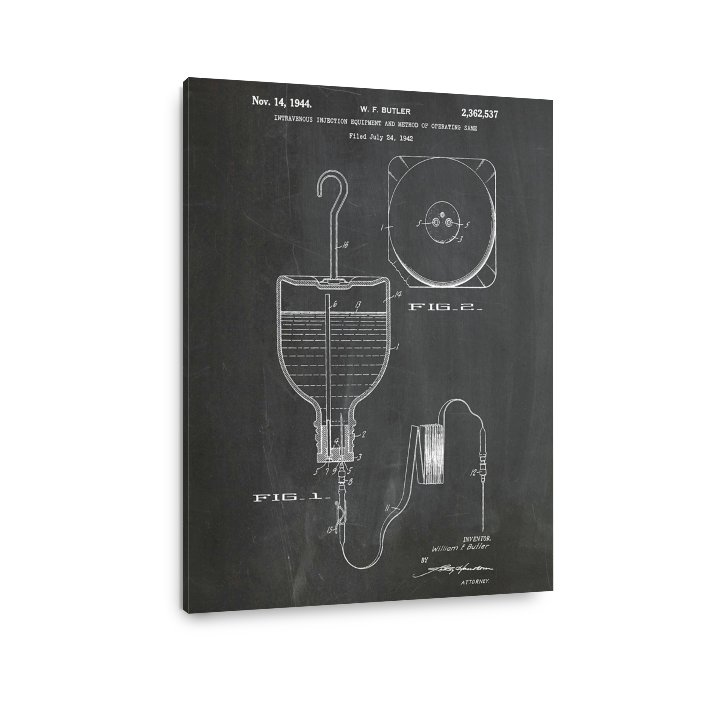 Intravenous Injection Equipment Blueprint