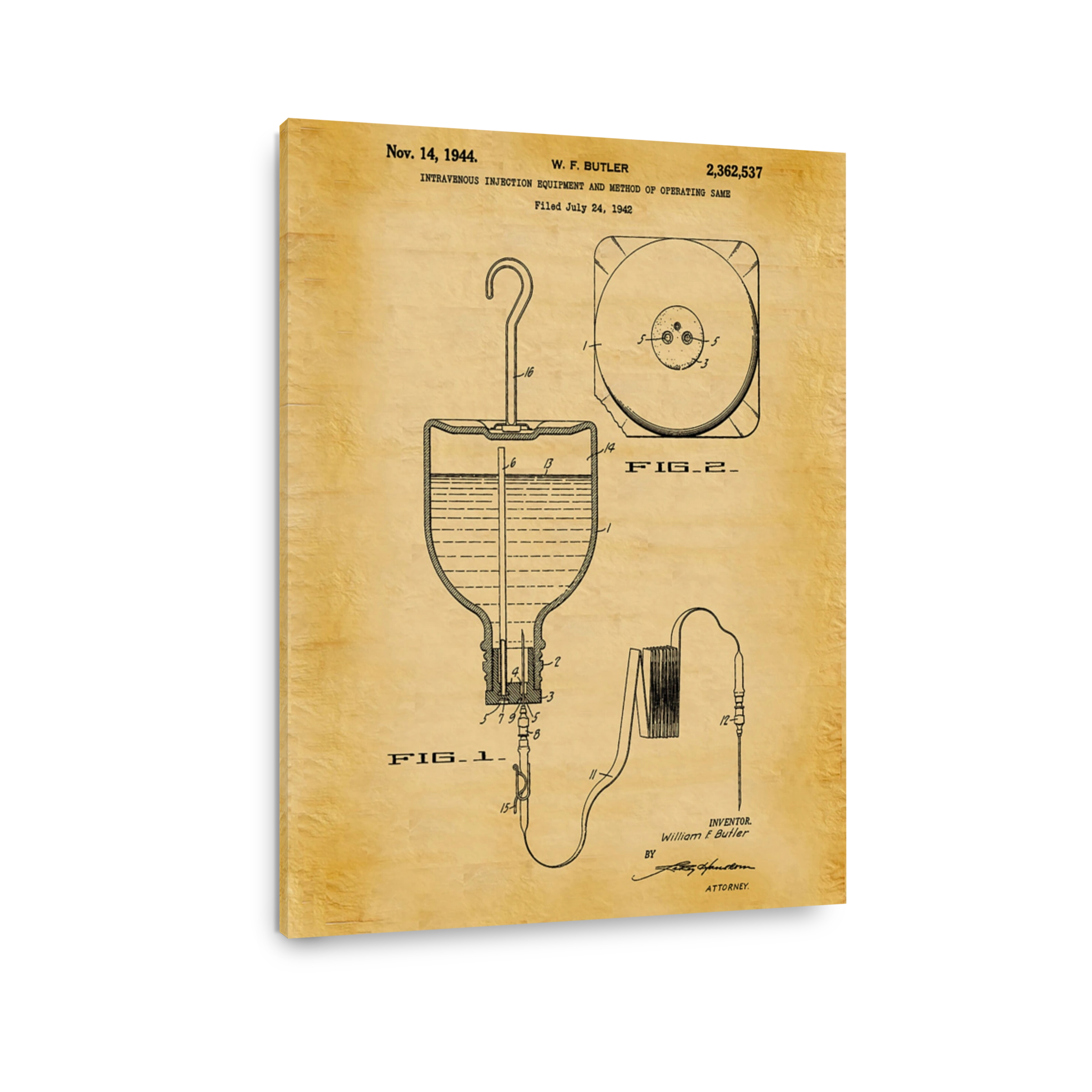 Medical Blueprint of Injection Equipment