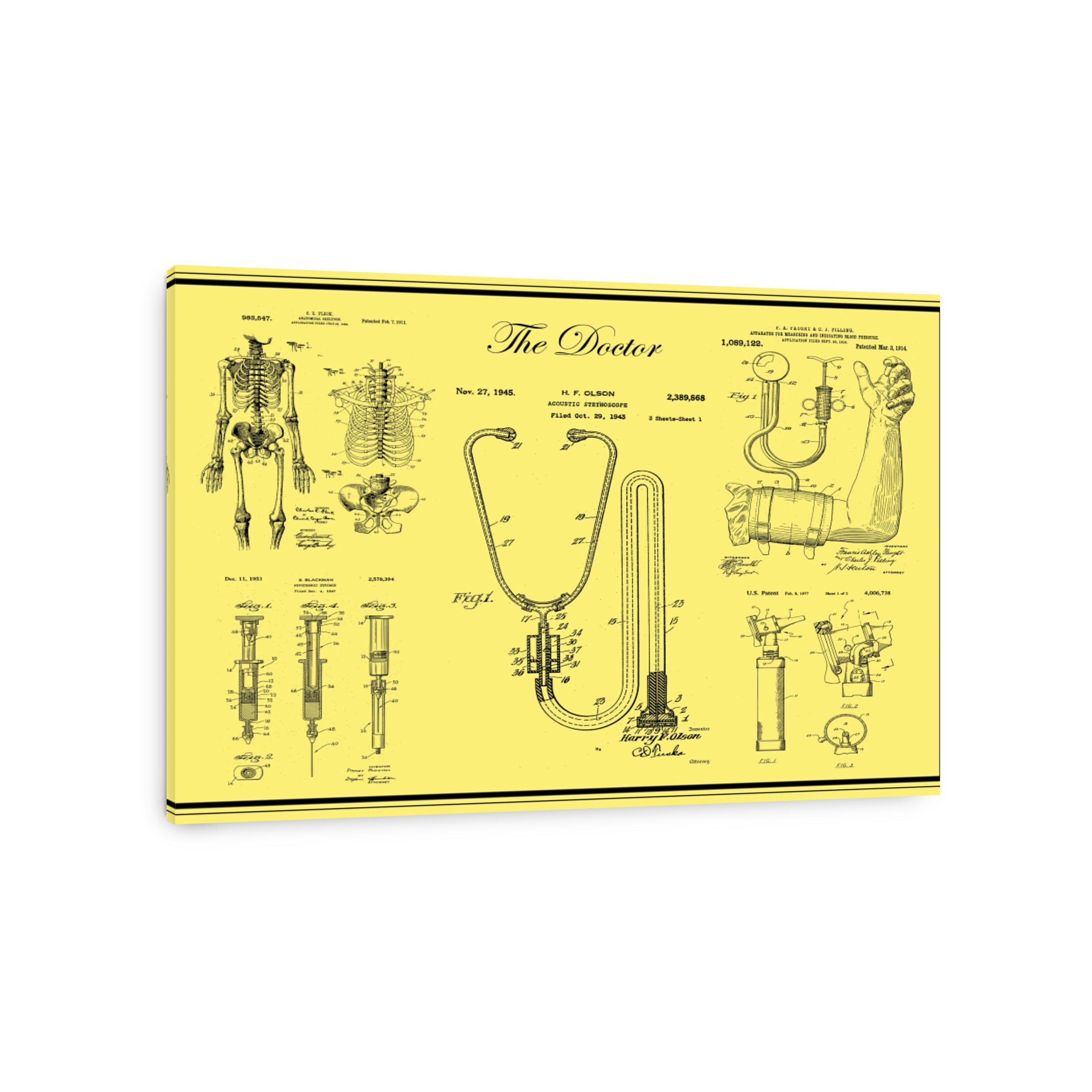 Vintage Medical Patent Art