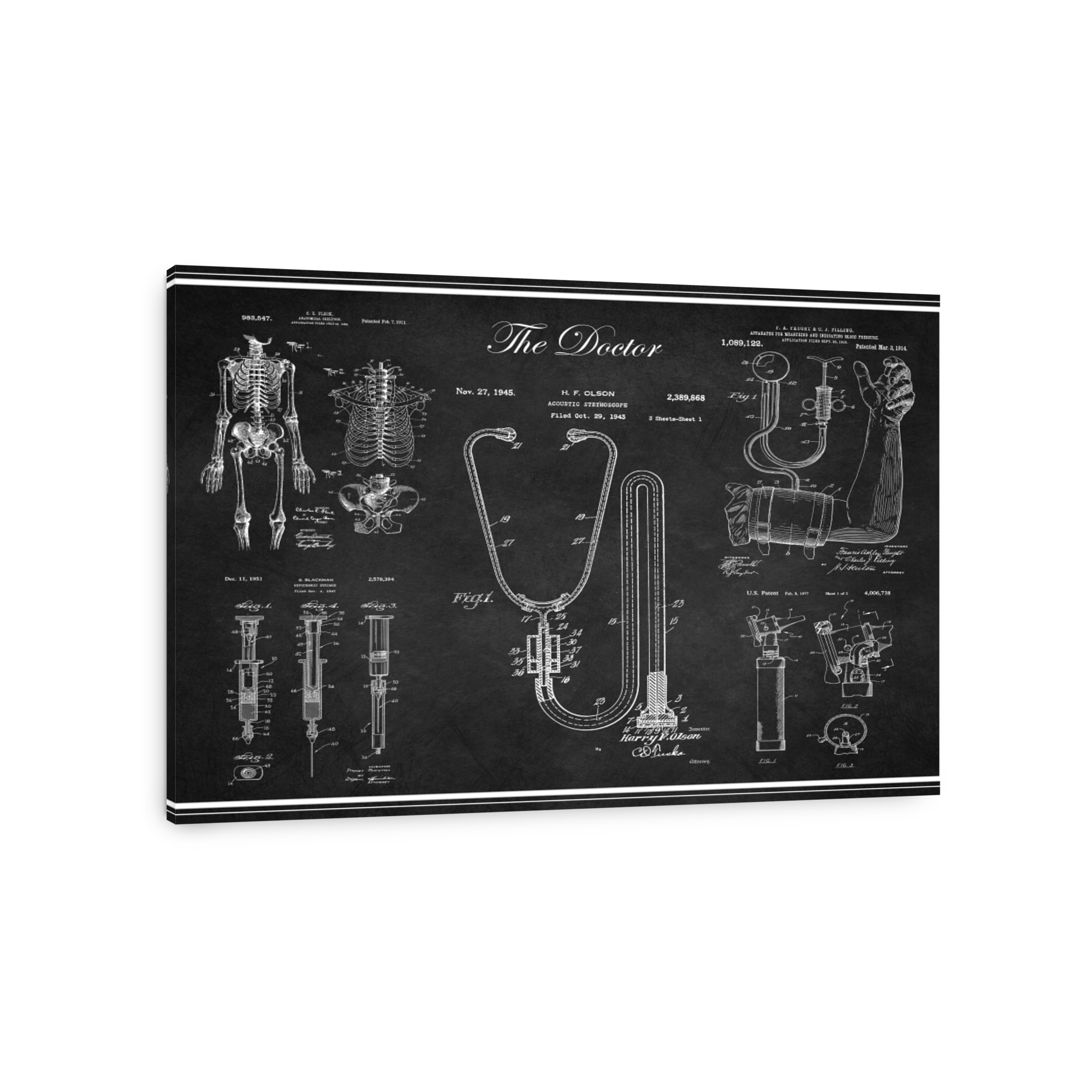 Vintage Medical Patent Prints