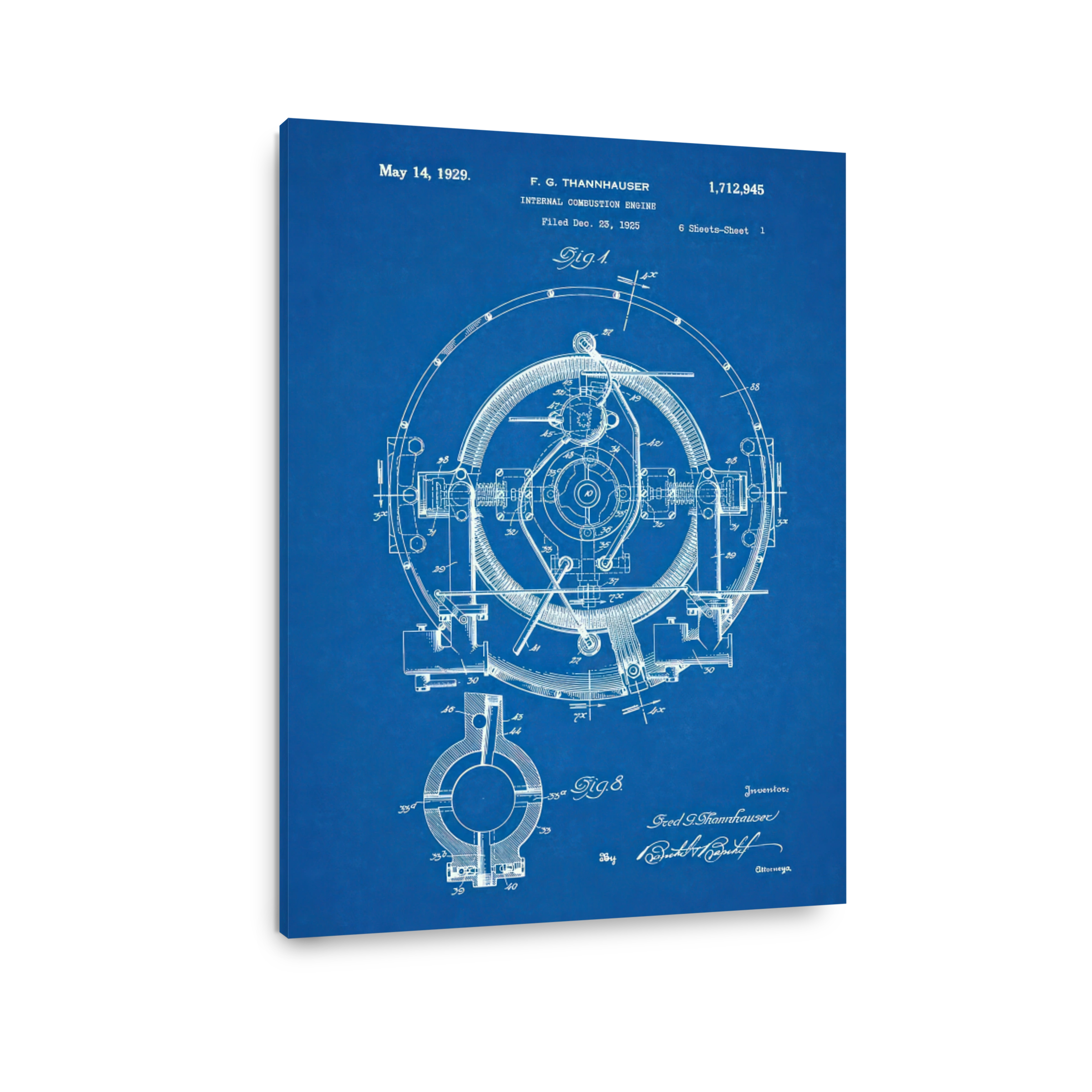 Internal Combustion Engine Patent Blueprint