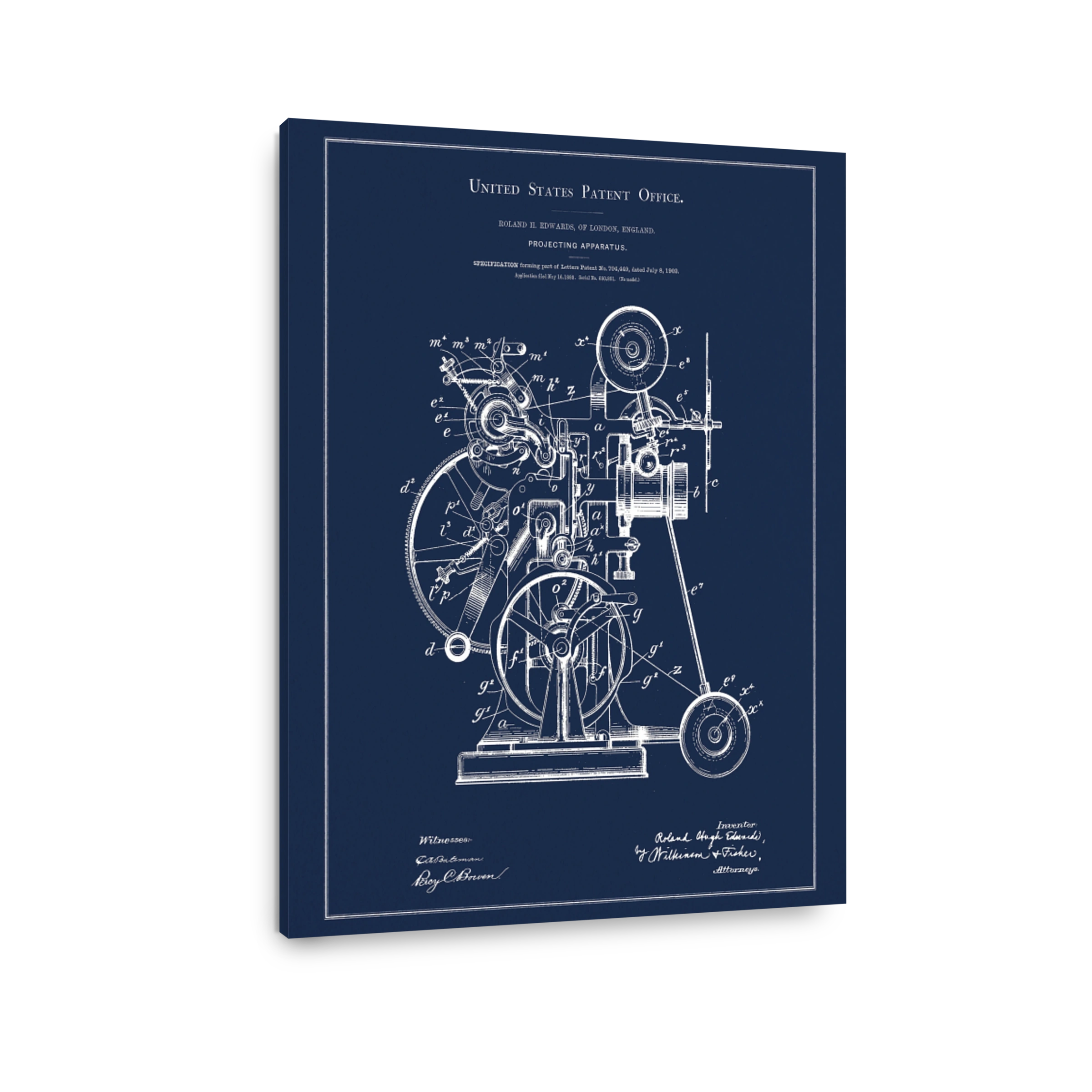 Projecting Apparatus Patent Blueprint