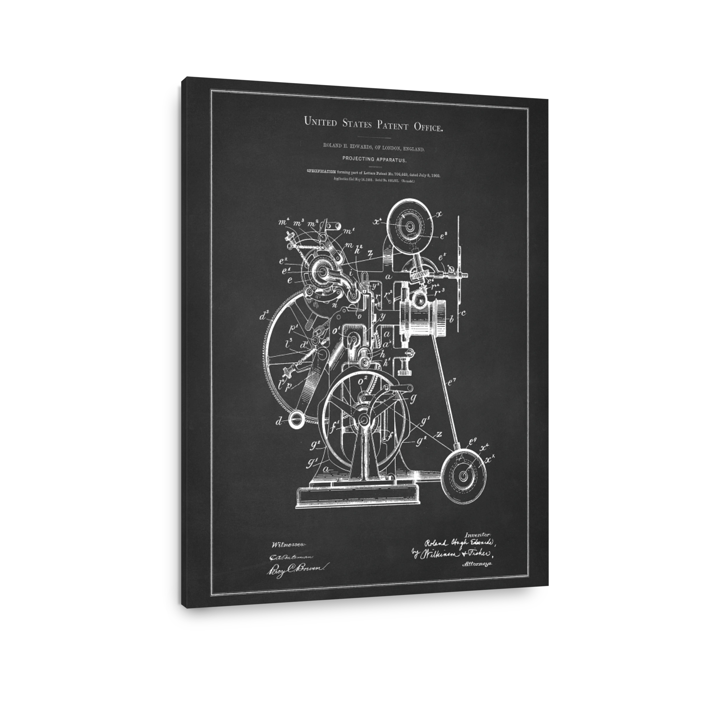 Projecting Apparatus Patent Blueprint