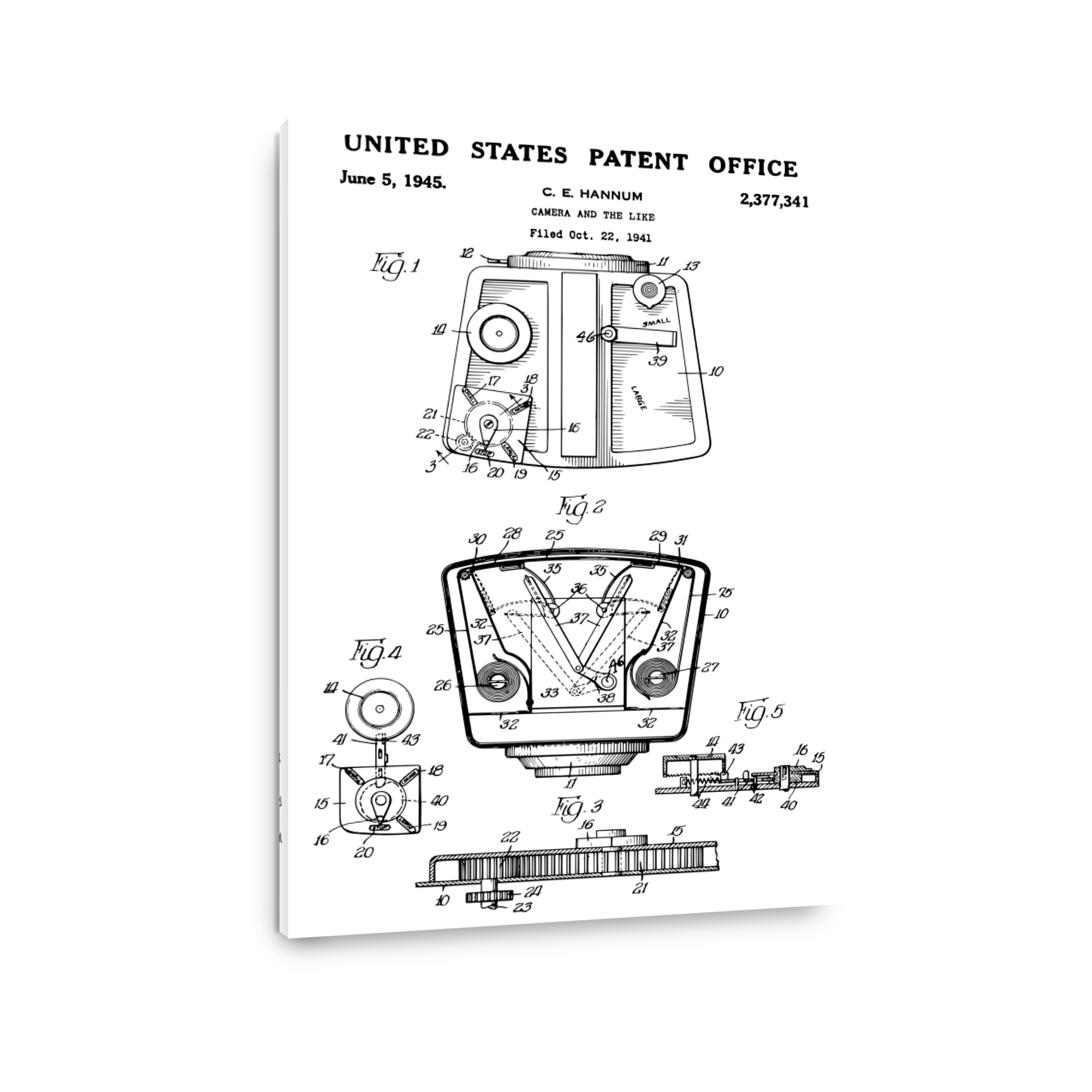 Camera Patent Blueprint